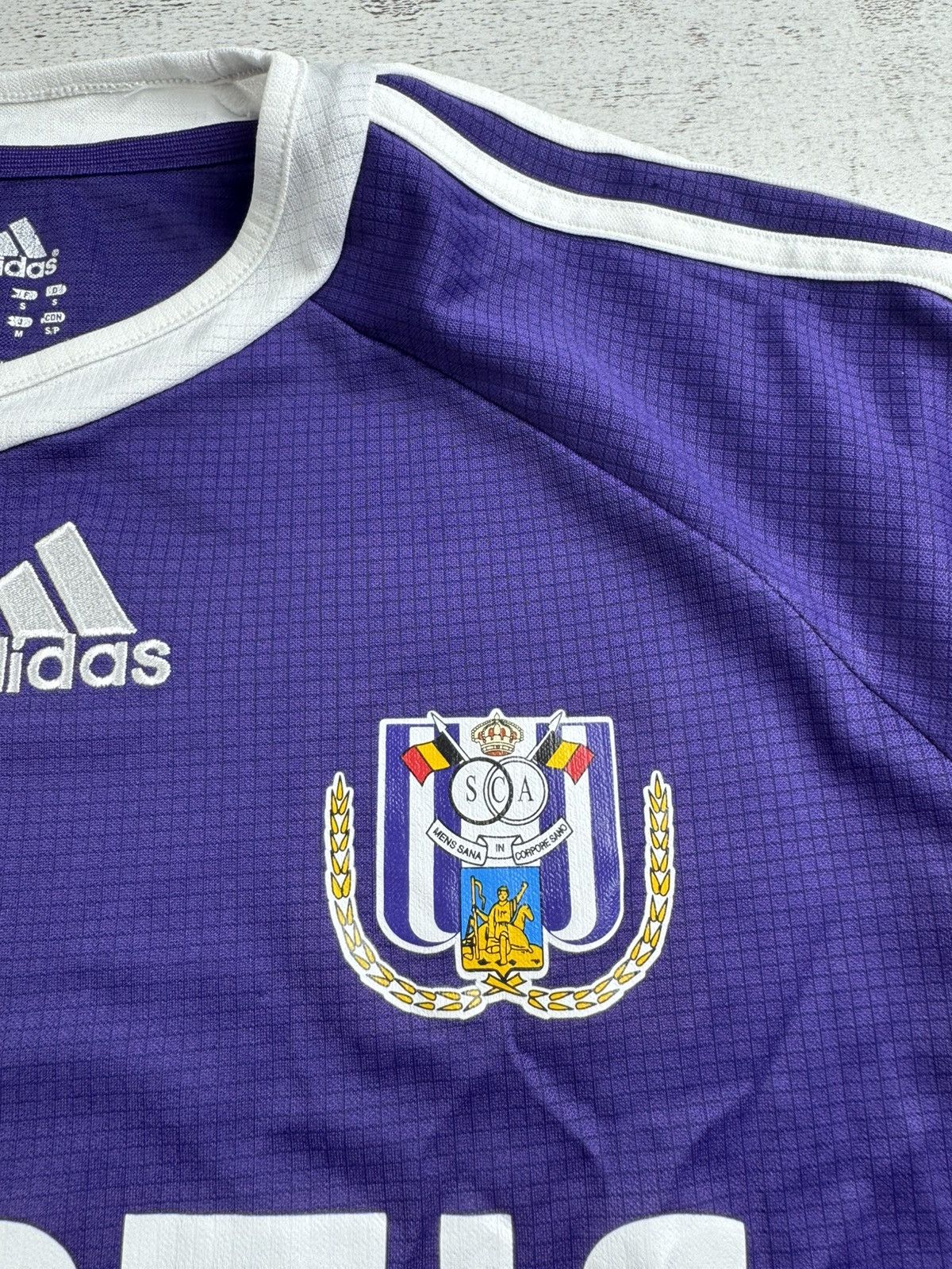 Adidas Anderlecht 2006 2008 Home Adidas Vintage Belgium Soccer Football Shirt Jersey Size US S / EU 44-46 / 1 - 9 Thumbnail