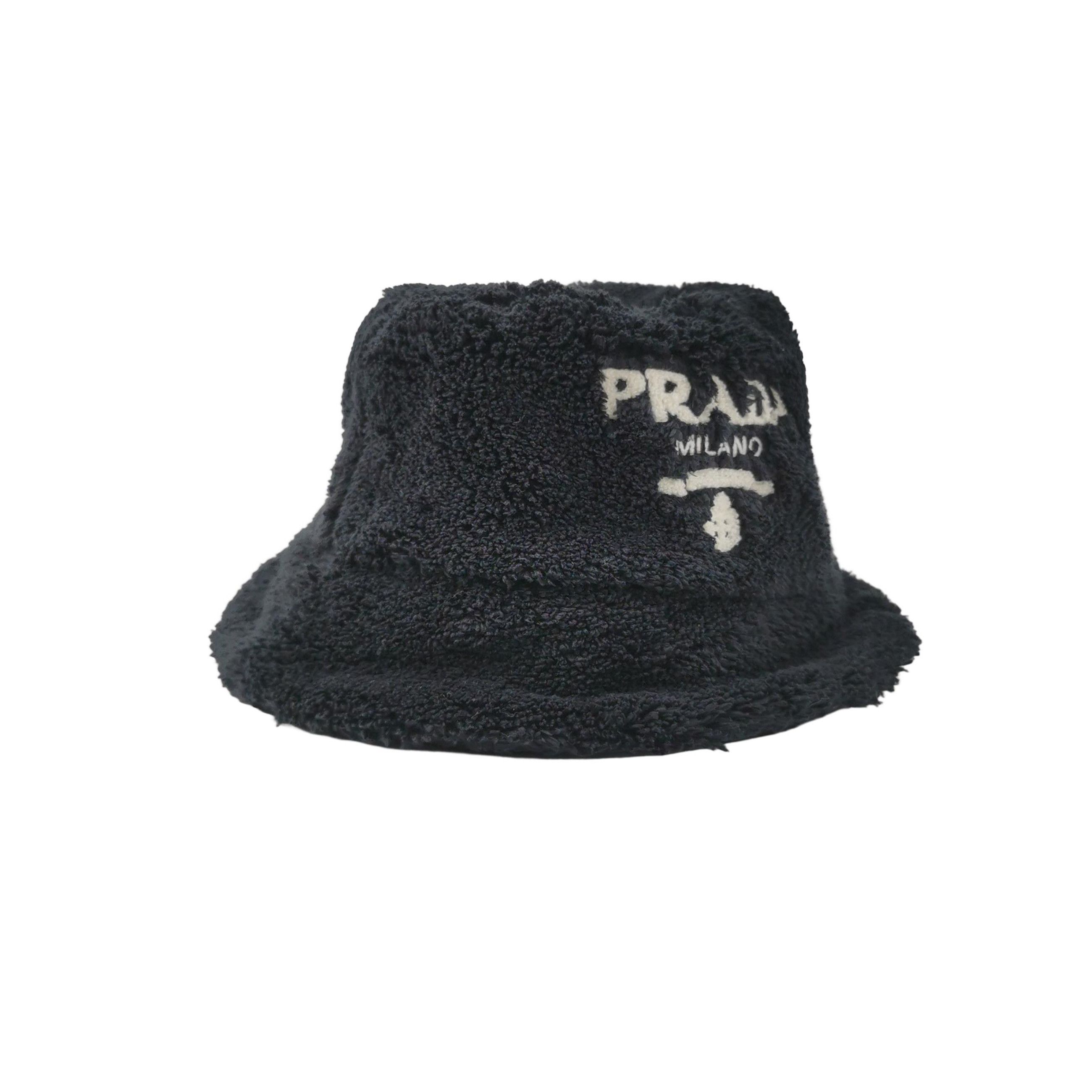 Prada Prada Terry Logo Bucket Hat M Size ONE SIZE - 1 Thumbnail