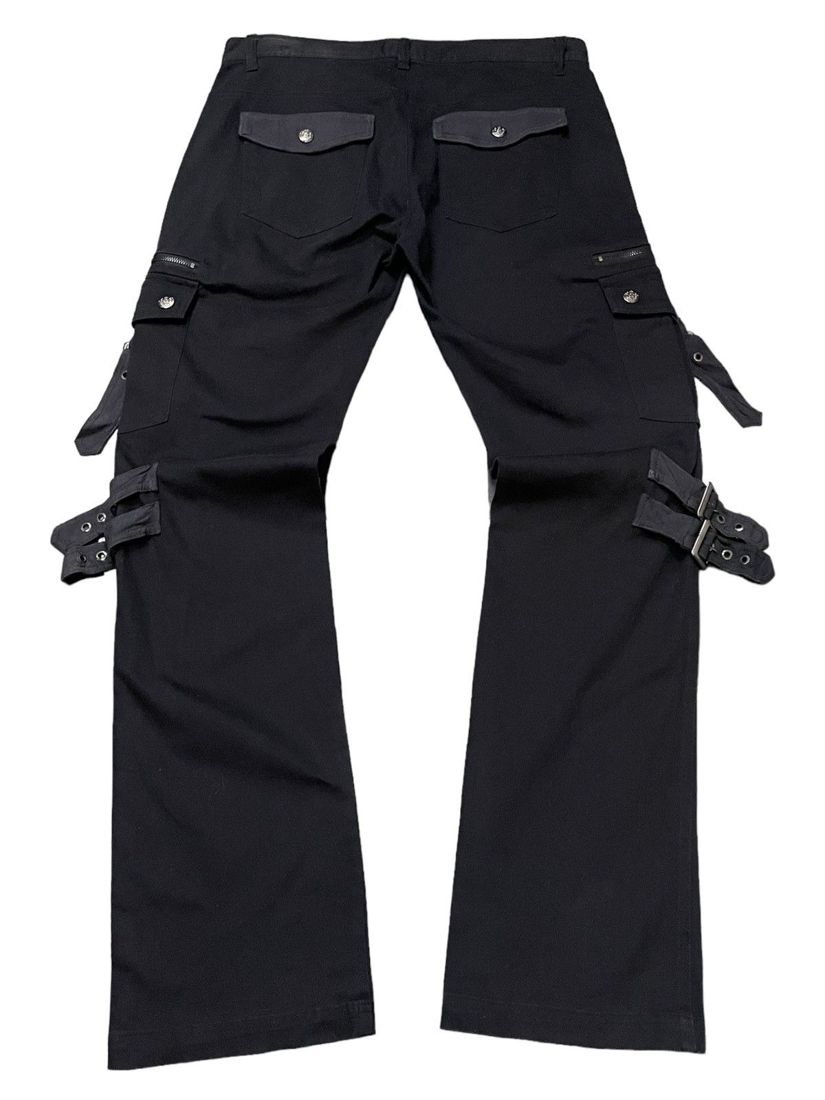 In The Attic × Japanese Brand In The Attic Growth Japan Cargo Bondage Goth Pants Size US 32 / EU 48 - 2 Thumbnail