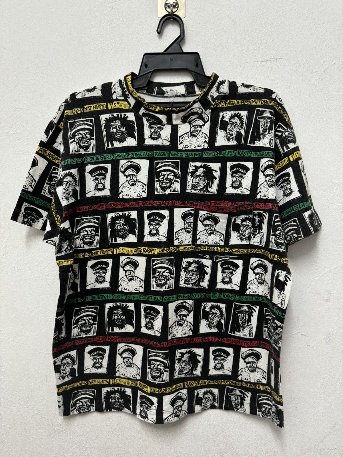 Vintage Vintage Rasta Design Raymond Pettibon Punk Art Shirt Size US L / EU 52-54 / 3 - 1 Thumbnail