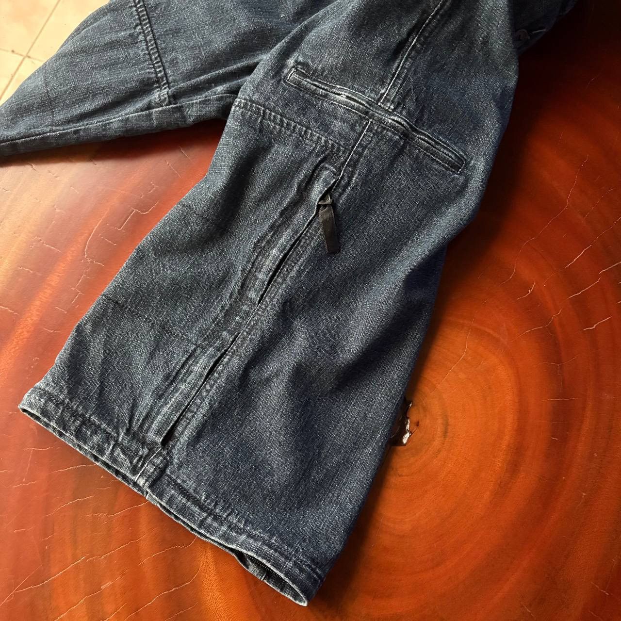 A.P.C. APC Jorts Multi Pocket Cargo Dark Blue Jeans Pants Size US 30 / EU 46 - 9 Thumbnail