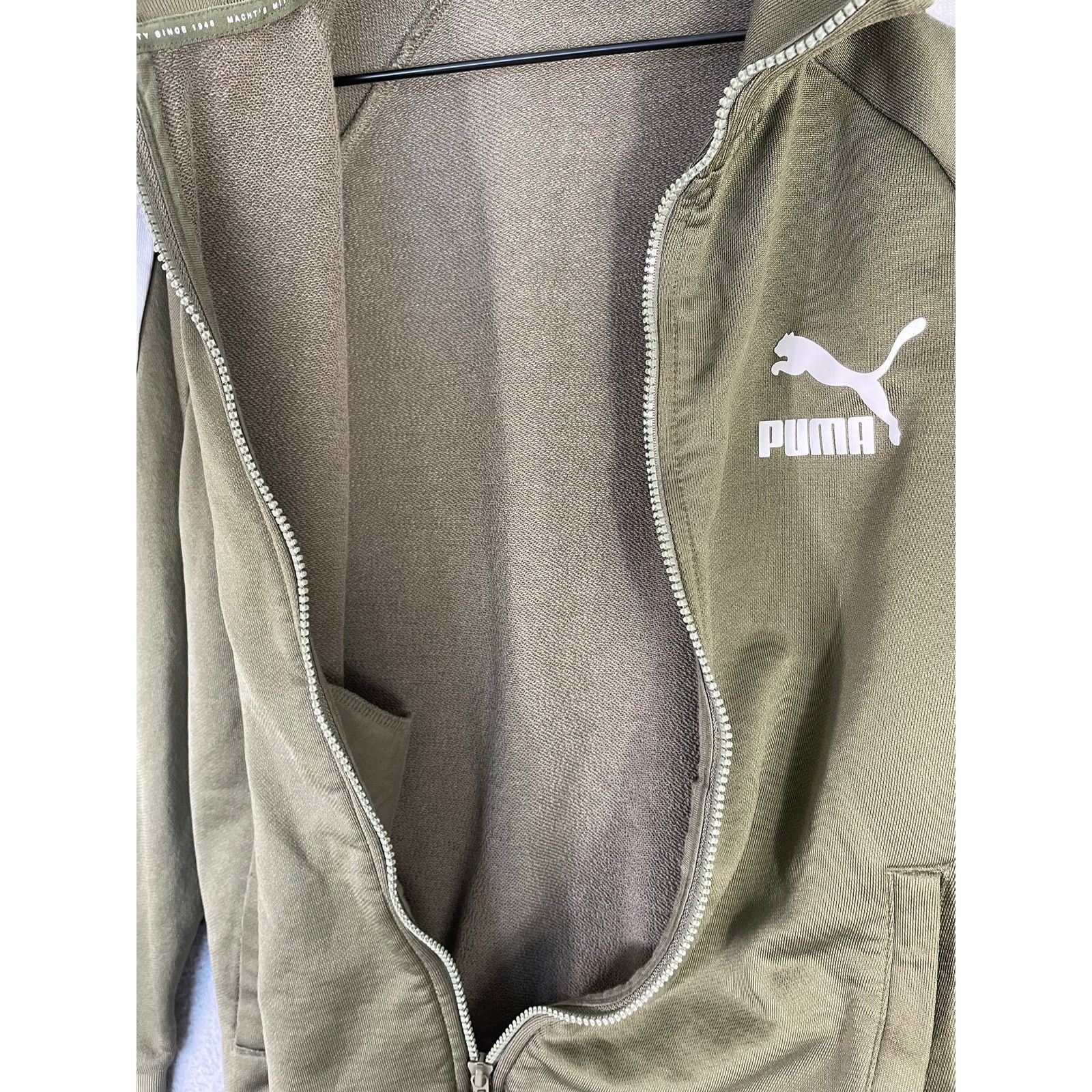Puma Puma Women's Olive Green Track Jacket Size Small Size S / US 4 / IT 40 - 11 Thumbnail