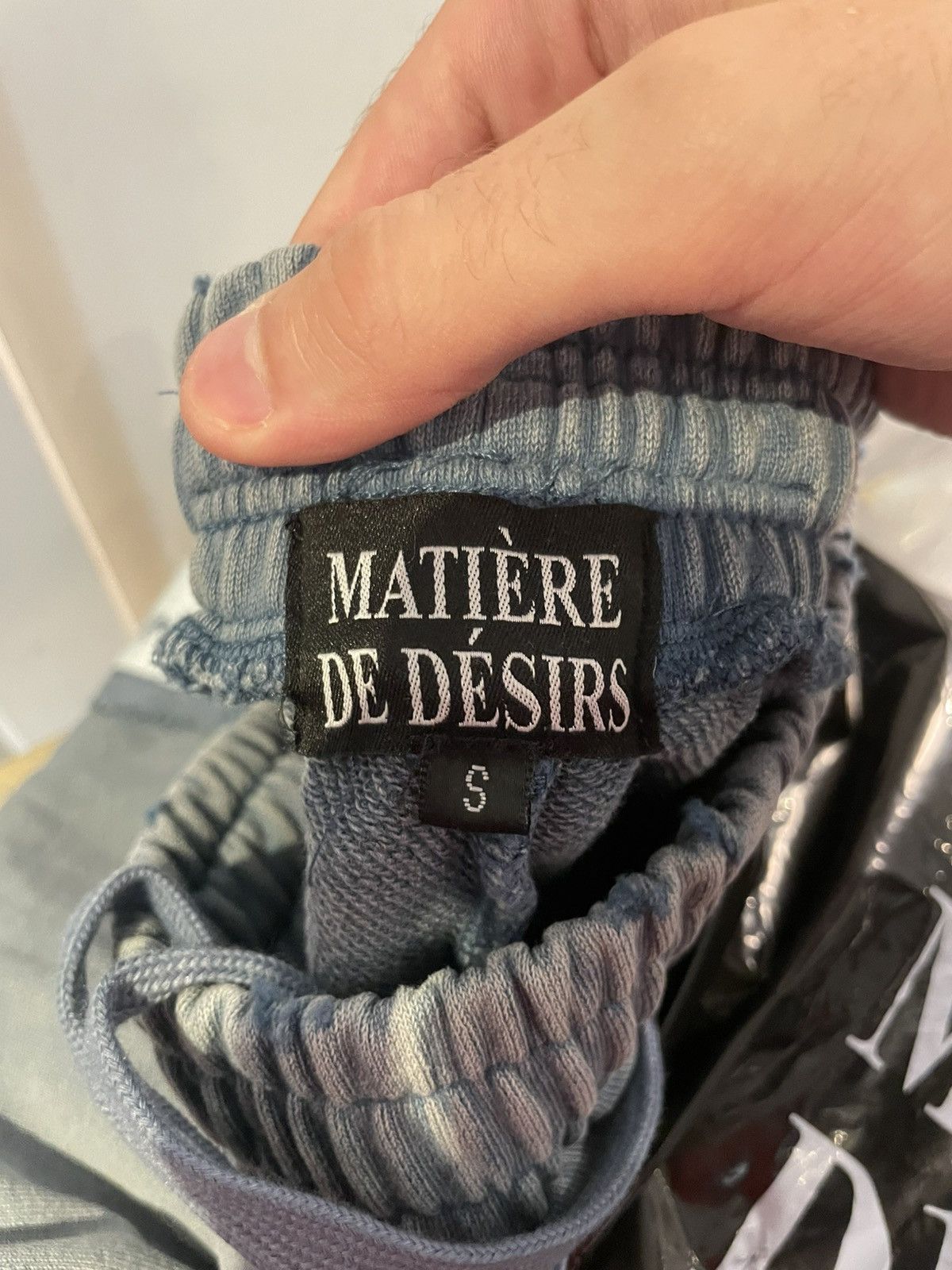 Bottega Desires Bottega Desires Matiere De Desires Encore Sweat Pant Navy S Size US 30 / EU 46 - 4 Thumbnail