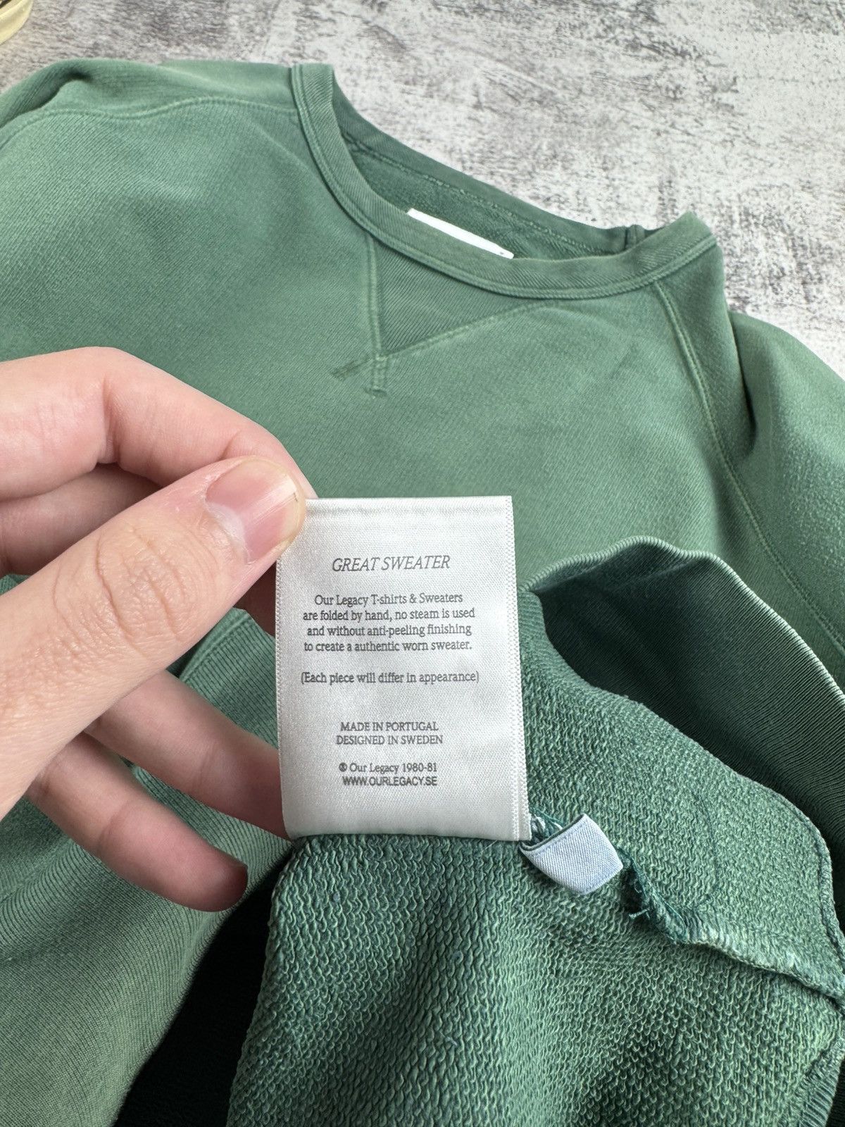 Our Legacy Vintage Our Legacy 1980-81 Basic Faded Sweatshirt Hoodie Size US S / EU 44-46 / 1 - 11 Thumbnail