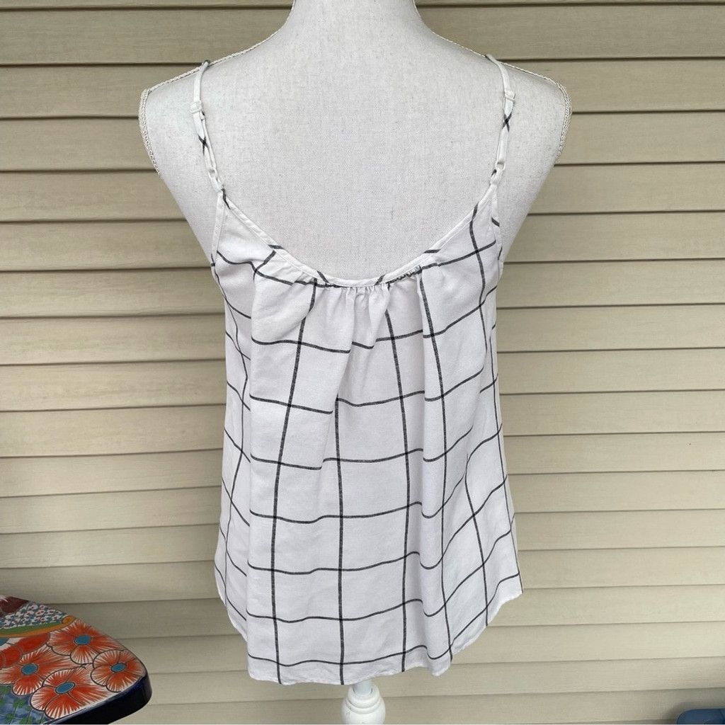 Loft Ann Taylor LOFT Pinstripe Print Tank Top Size MP Size M / US 6-8 / IT 42-44 - 5 Thumbnail