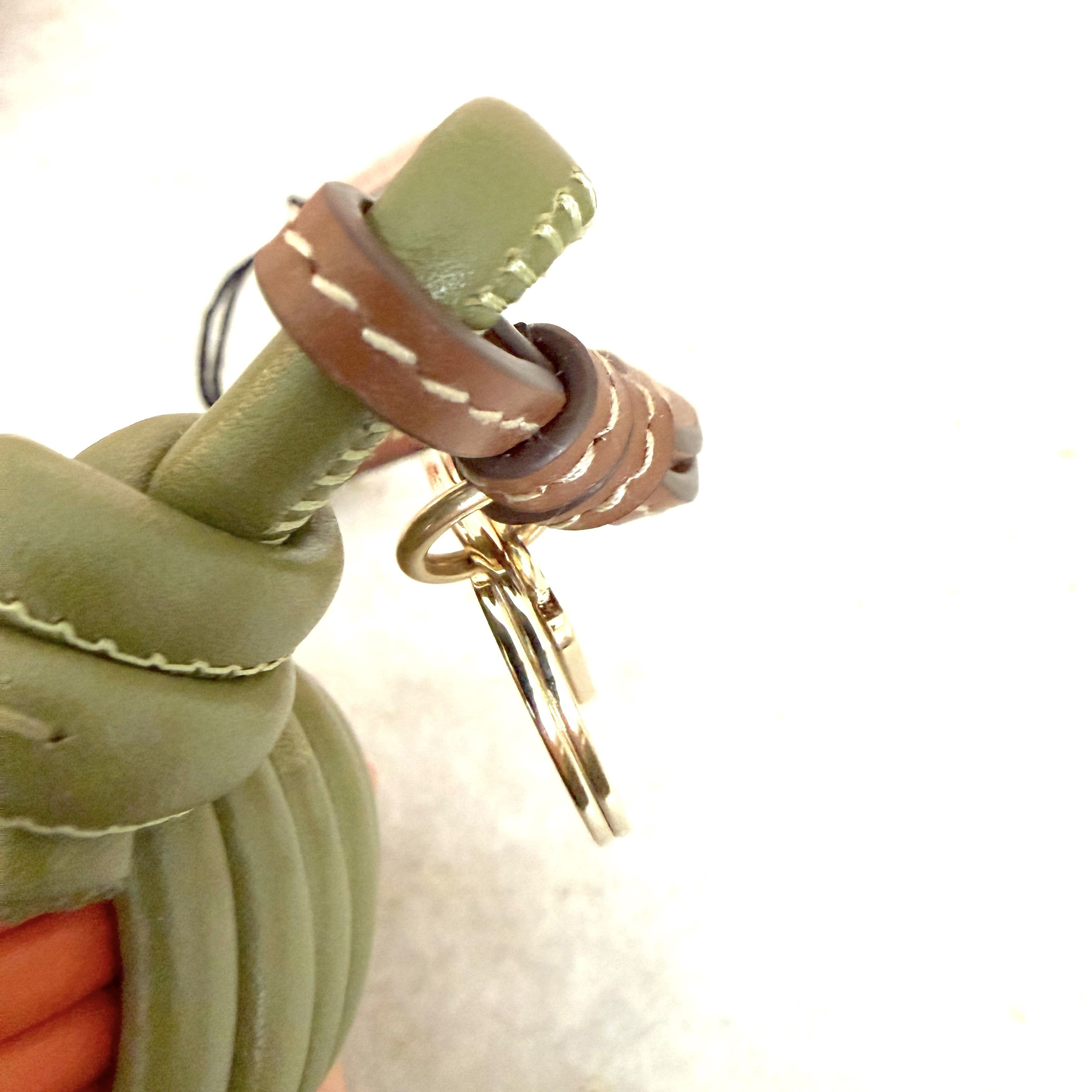 Miu Miu Miu Miu Bag Charm 5TL534 Knot Detail Leather Trick Size ONE SIZE - 11 Thumbnail