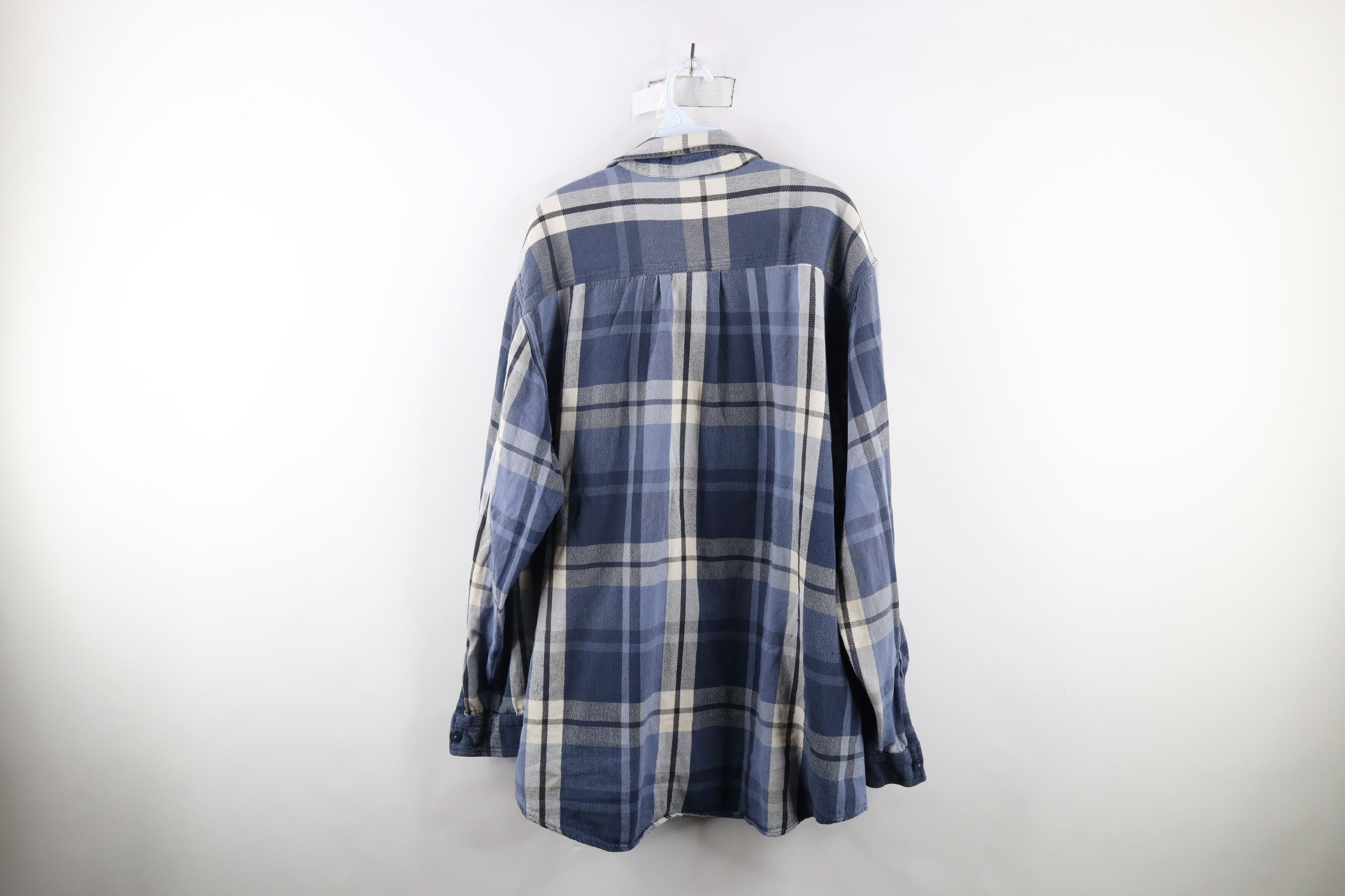 Levi's × Vintage Vintage 90s Levis Baggy Fit Heavyweight Flannel Button Shirt Size US L / EU 52-54 / 3 - 10 Thumbnail