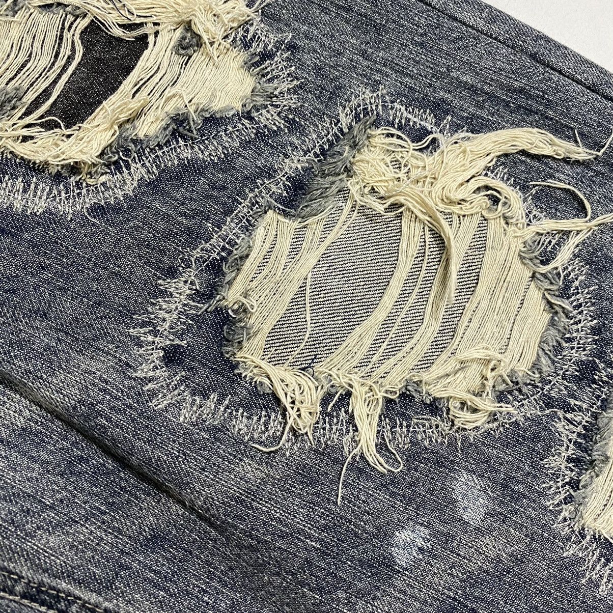 Japanese Brand Dhoper patchwork distressed denim Size US 34 / EU 50 - 17 Thumbnail