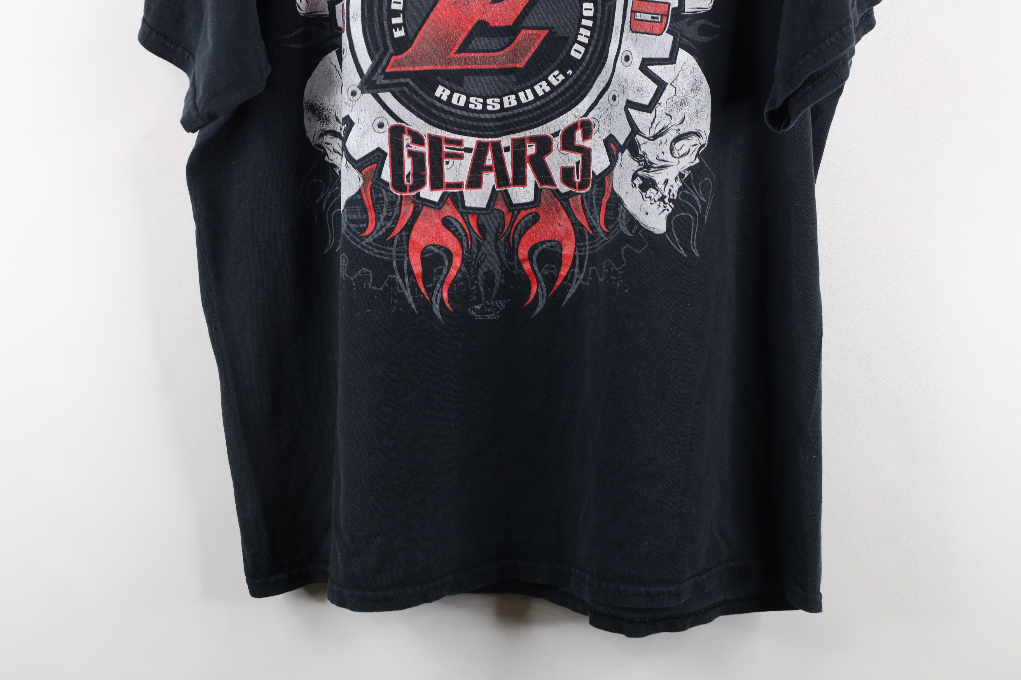 Vintage Vintage Streetwear Speedway Flames Racing T-Shirt Black Size US XL / EU 56 / 4 - 10 Thumbnail