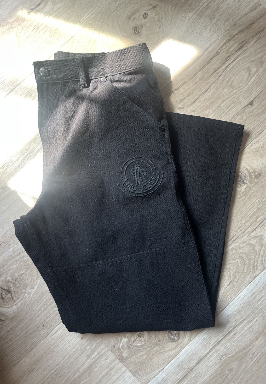 Authentic Moncler “Double Knee” Cargo Pants