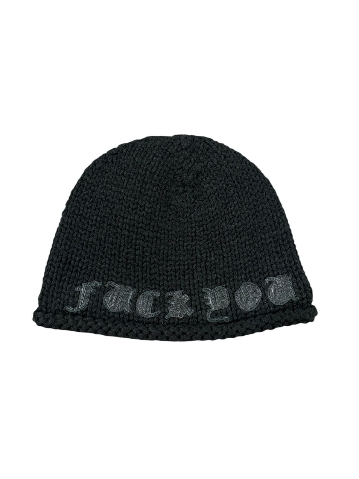 Chrome Hearts Fuck Beanie | Grailed