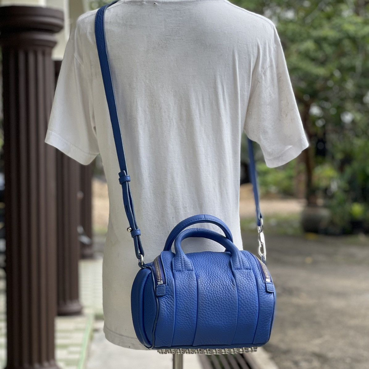 Alexander Wang Alexander Wang Blue Calf Leather Rockie Bag Size ONE SIZE - 6 Thumbnail
