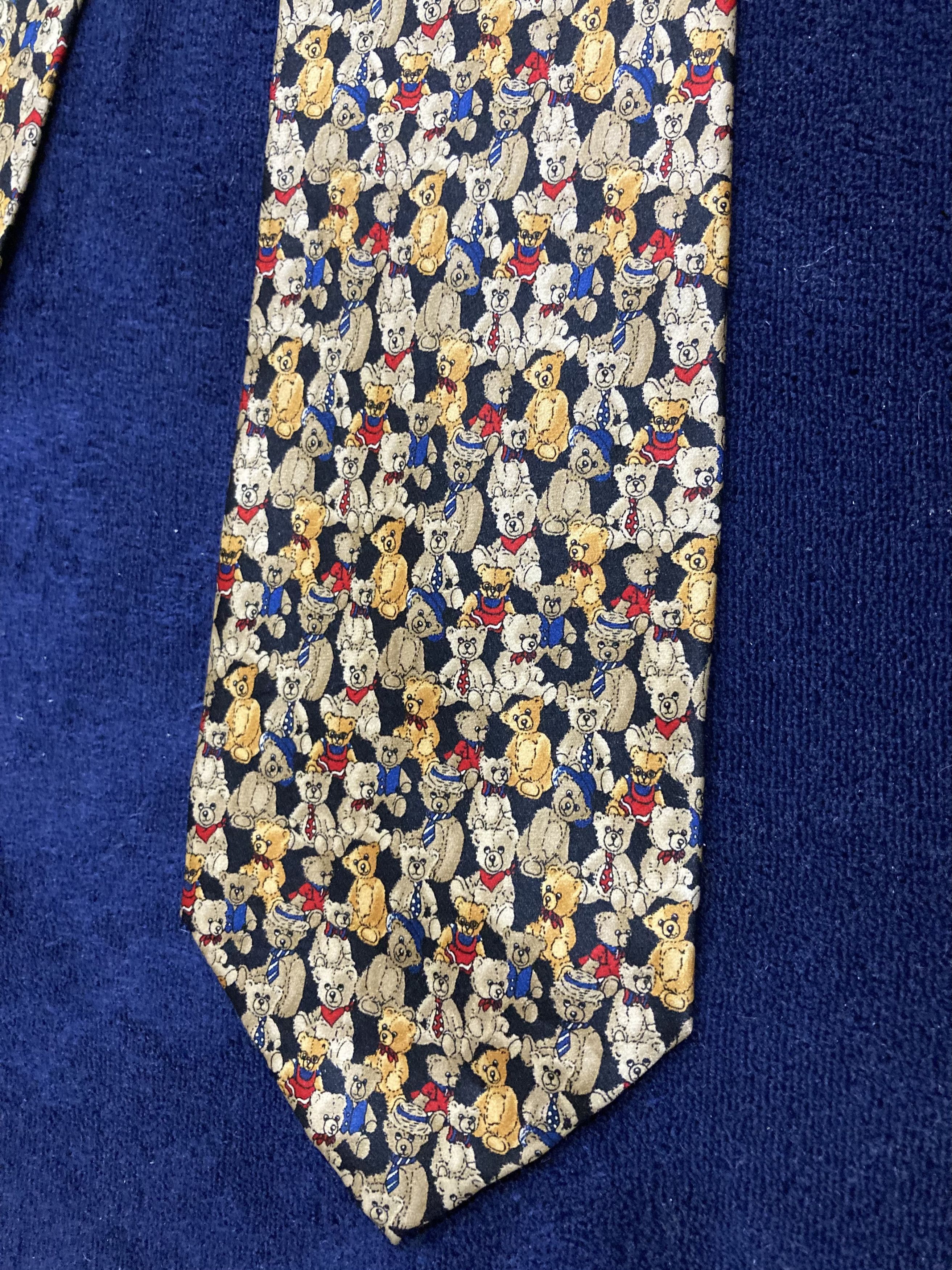 Vintage Teddy Bears, 100th Anniversary Neck tie Artifacts Museum Size ONE SIZE - 2 Thumbnail