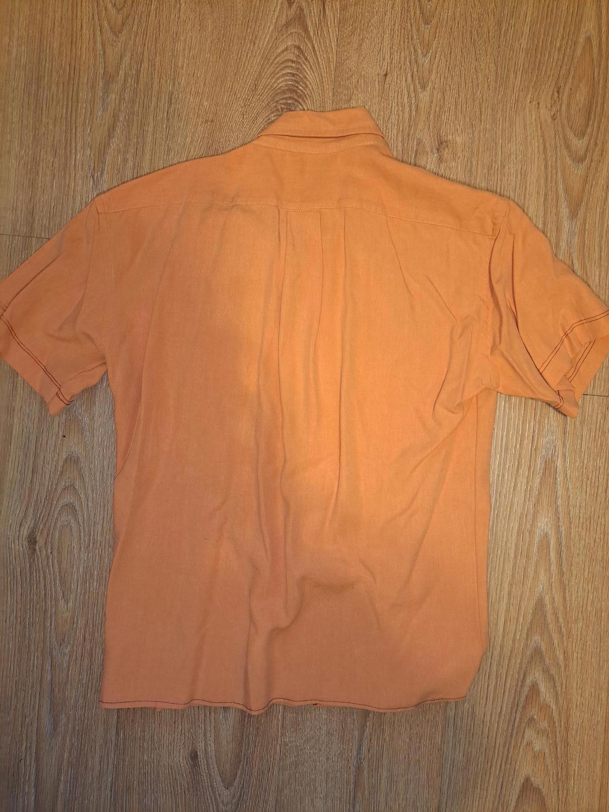 Daniel Cremieux Daniel Cremieux Button Up Shirt Medium Orange Linen Blend Size US M / EU 48-50 / 2 - 3 Thumbnail
