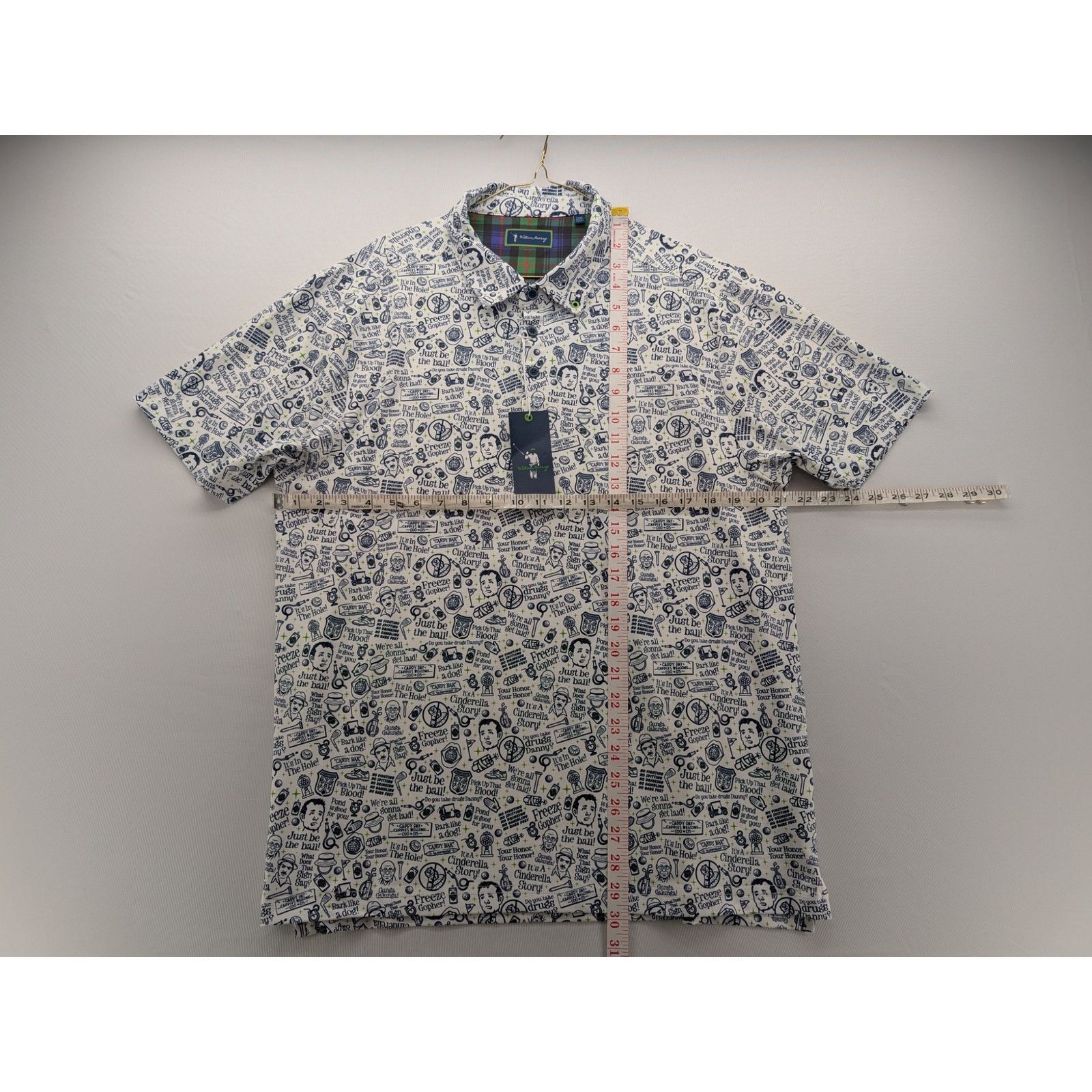 Other NWT William Murray Caddy Quotes Men's Polo size Large Size US L / EU 52-54 / 3 - 8 Thumbnail