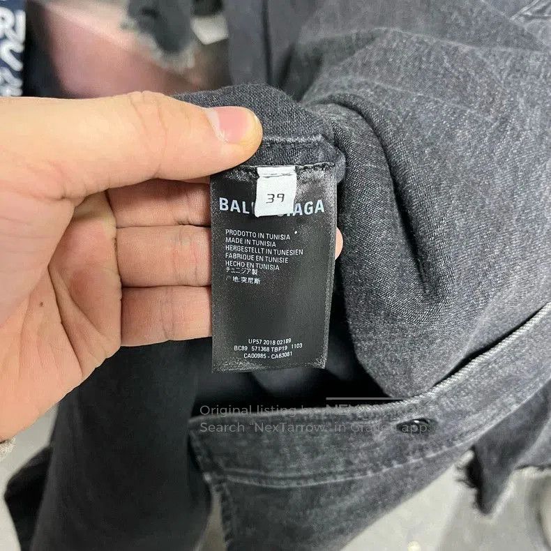 Balenciaga Balenciaga Back Logo Short Sleeve Jacket. Size US XS / EU 42 / 0 - 4 Thumbnail
