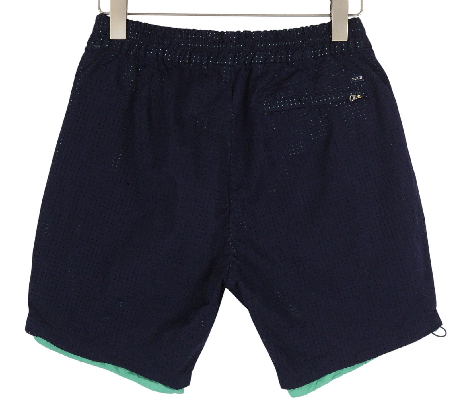 Scotch & Soda W28 Dark Blue Zip Elastic Waist Lined Pockets 84197 Size US 28 / EU 44 - 2 Thumbnail