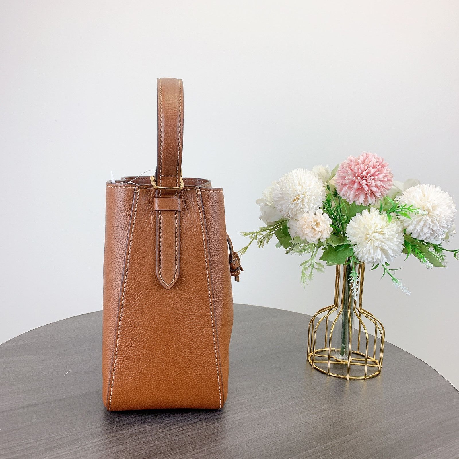 Fossil SHB3172210 Tessa Bucket Crossbody IN Brown