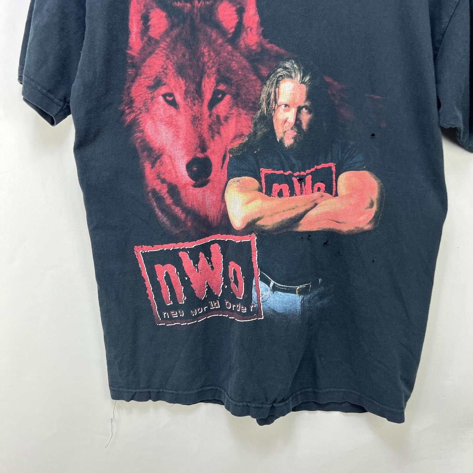 Vintage Vintage 90s NWO Kevin Nash T Shirt Large WCW Size US L / EU 52-54 / 3 - 2 Thumbnail