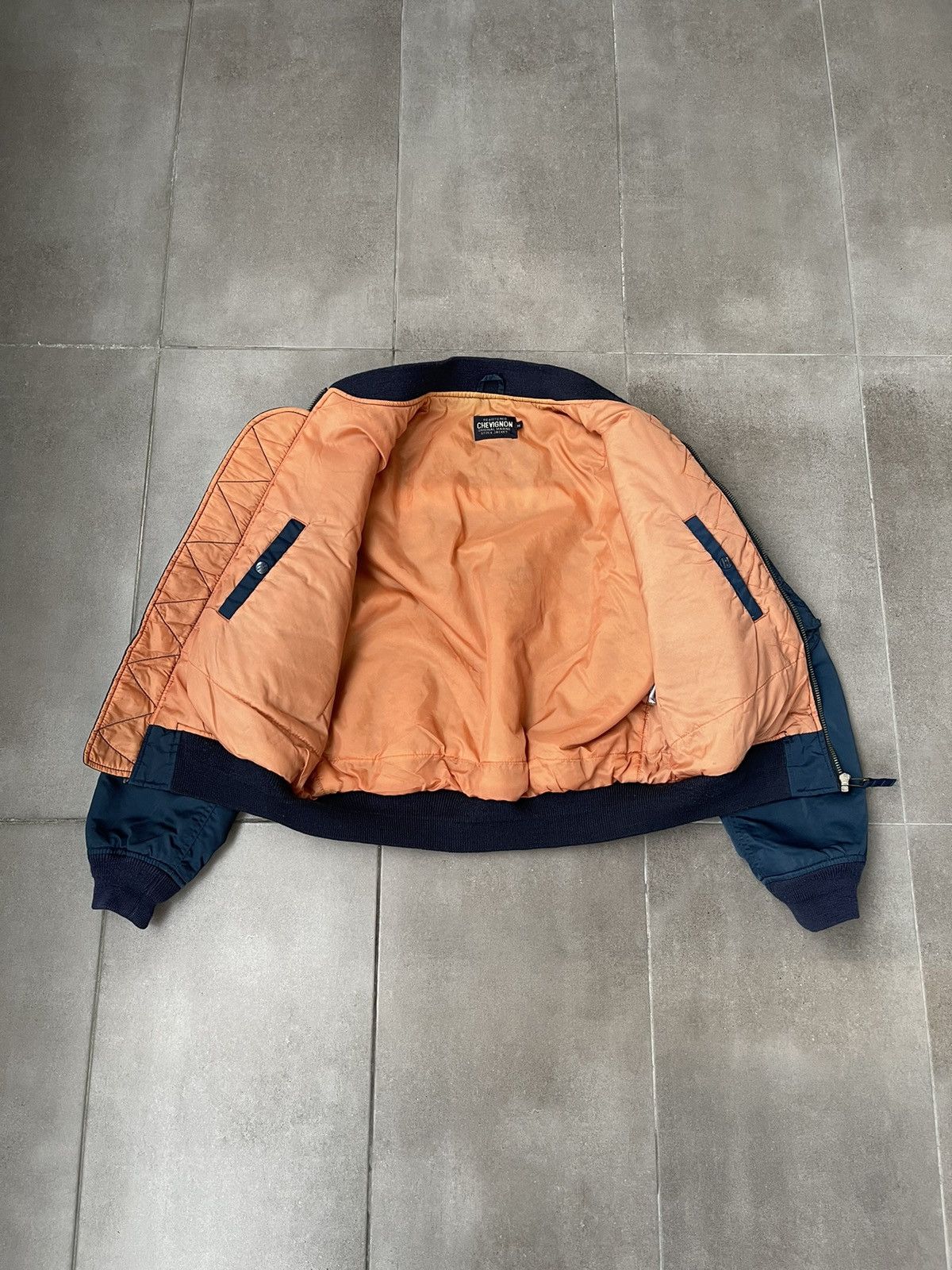 Chevignon VIntage Chevignon MA1 Military Navy Bomber Jacket Size US M / EU 48-50 / 2 - 17 Thumbnail