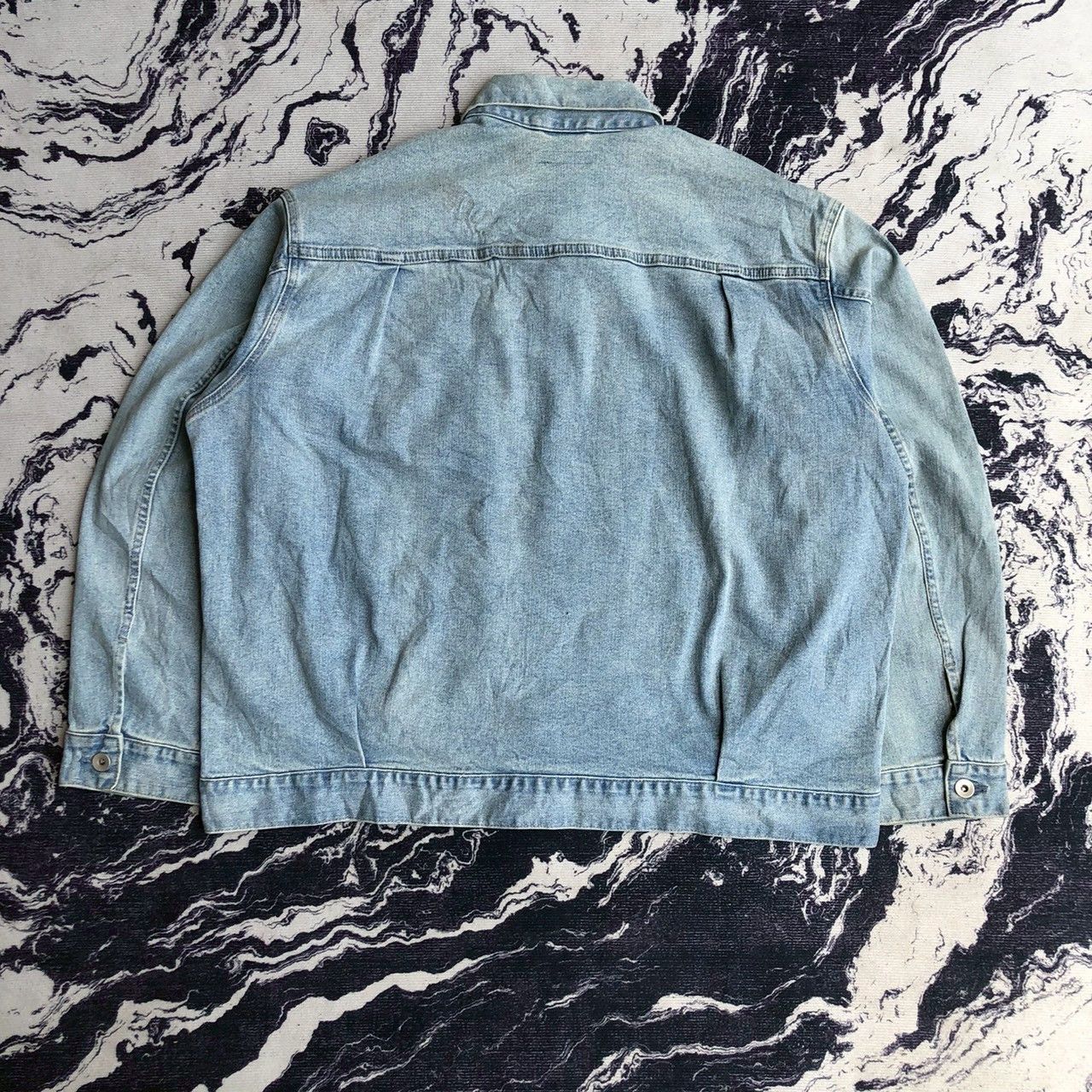 Uniqlo Uniqlo Type 1 Denim Jacket Light Blue Size US XL / EU 56 / 4 - 4 Thumbnail