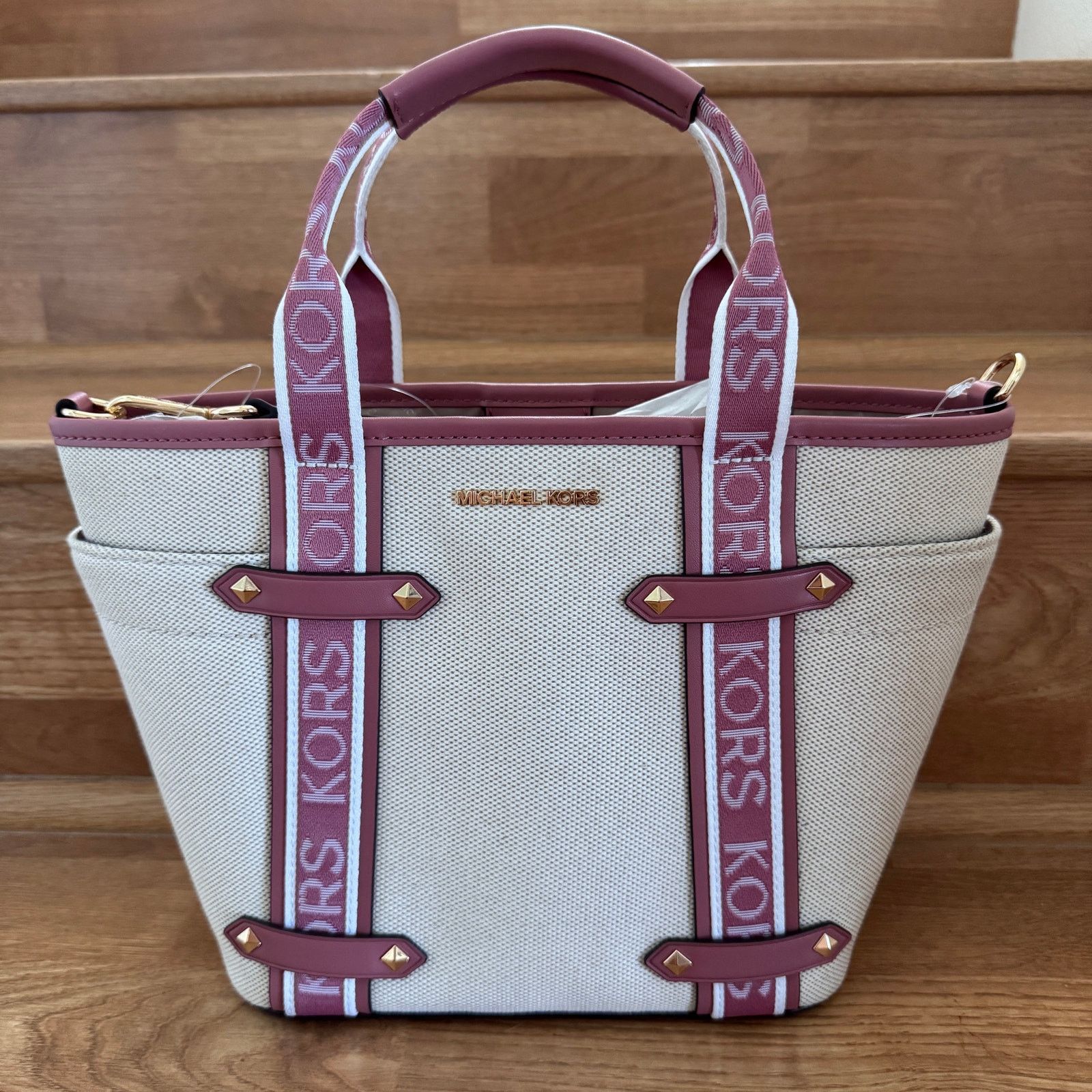 Michael Kors MICHAEL Michael Kors Maeve Logo Small Convertible Tote Size ONE SIZE - 1 Thumbnail