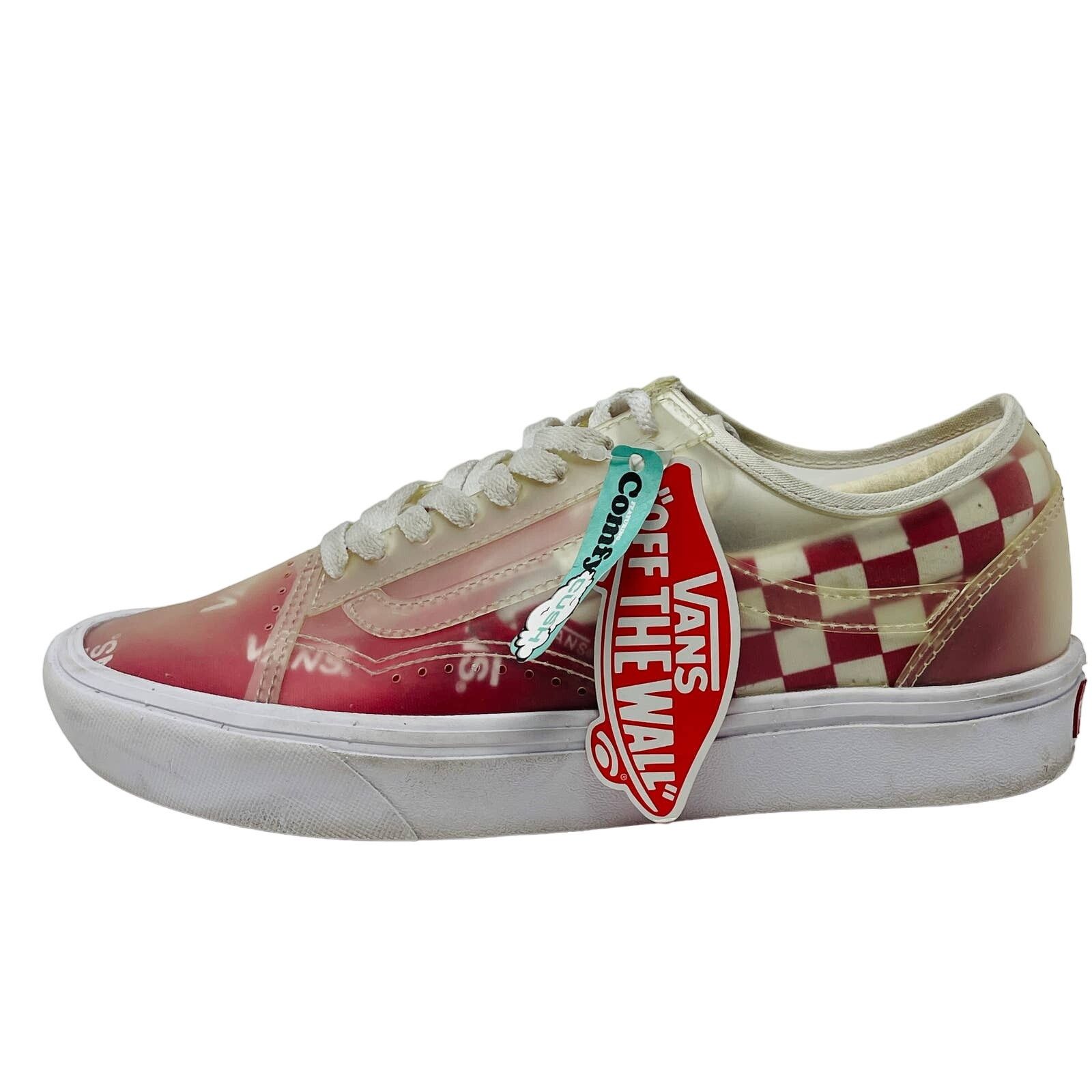 Vans VANS ComfyCush Slip-Skool Checkerboard Clear M7 W8.5 Size US 7 / EU 40 - 2 Thumbnail