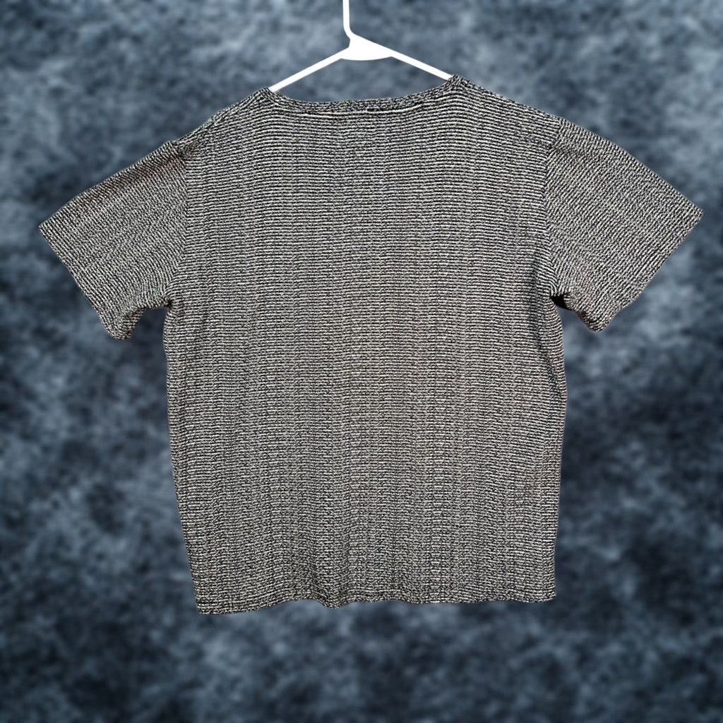 Vintage Martine And Juan T-Shirt Knit Cotton Gray Short Sleeve Crew Neck Peruvian Made In Peru Womens Size S Size US S / EU 44-46 / 1 - 1 Thumbnail