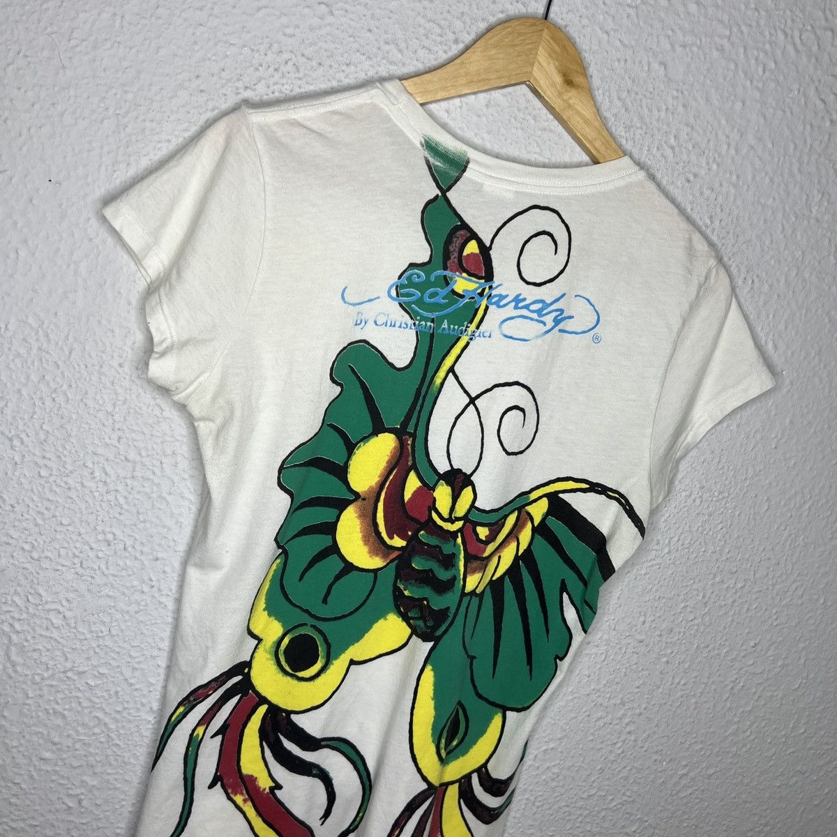 Christian Audigier × Ed Hardy × Vintage Vintage Ed Hardy x Christian Audigier Tshirt Tee Dress Size M / US 6-8 / IT 42-44 - 6 Thumbnail