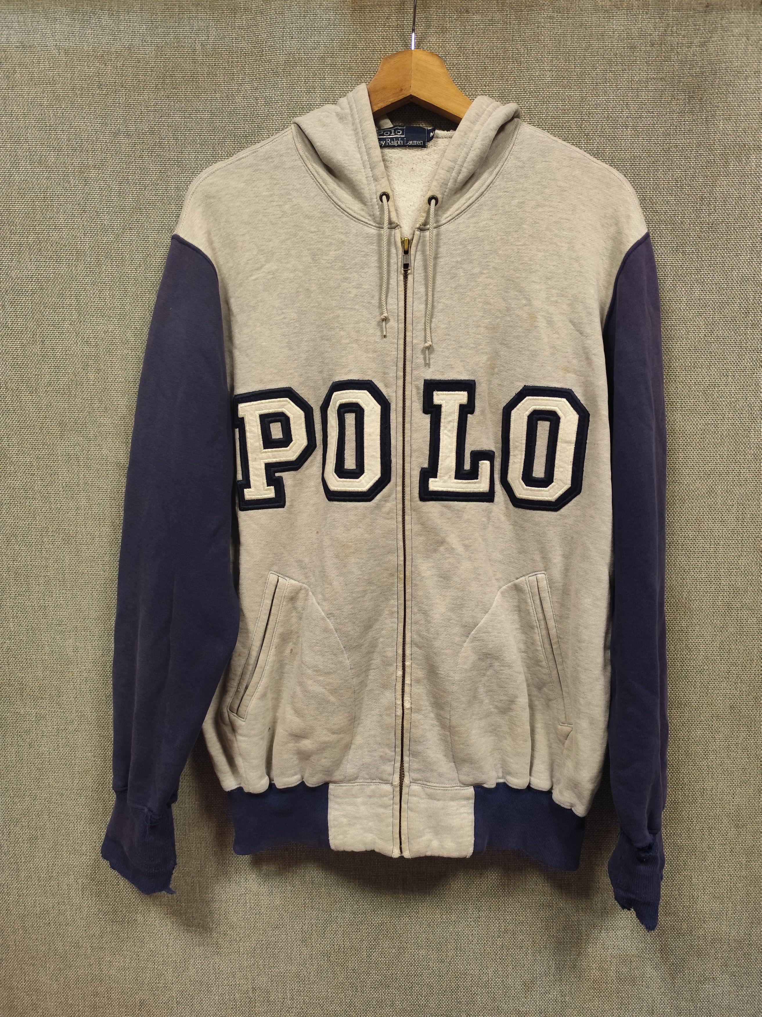Polo Ralph Lauren Vintage 90's polo ralph lauren spellout joe pesci hoodie Size US M / EU 48-50 / 2 - 1 Thumbnail