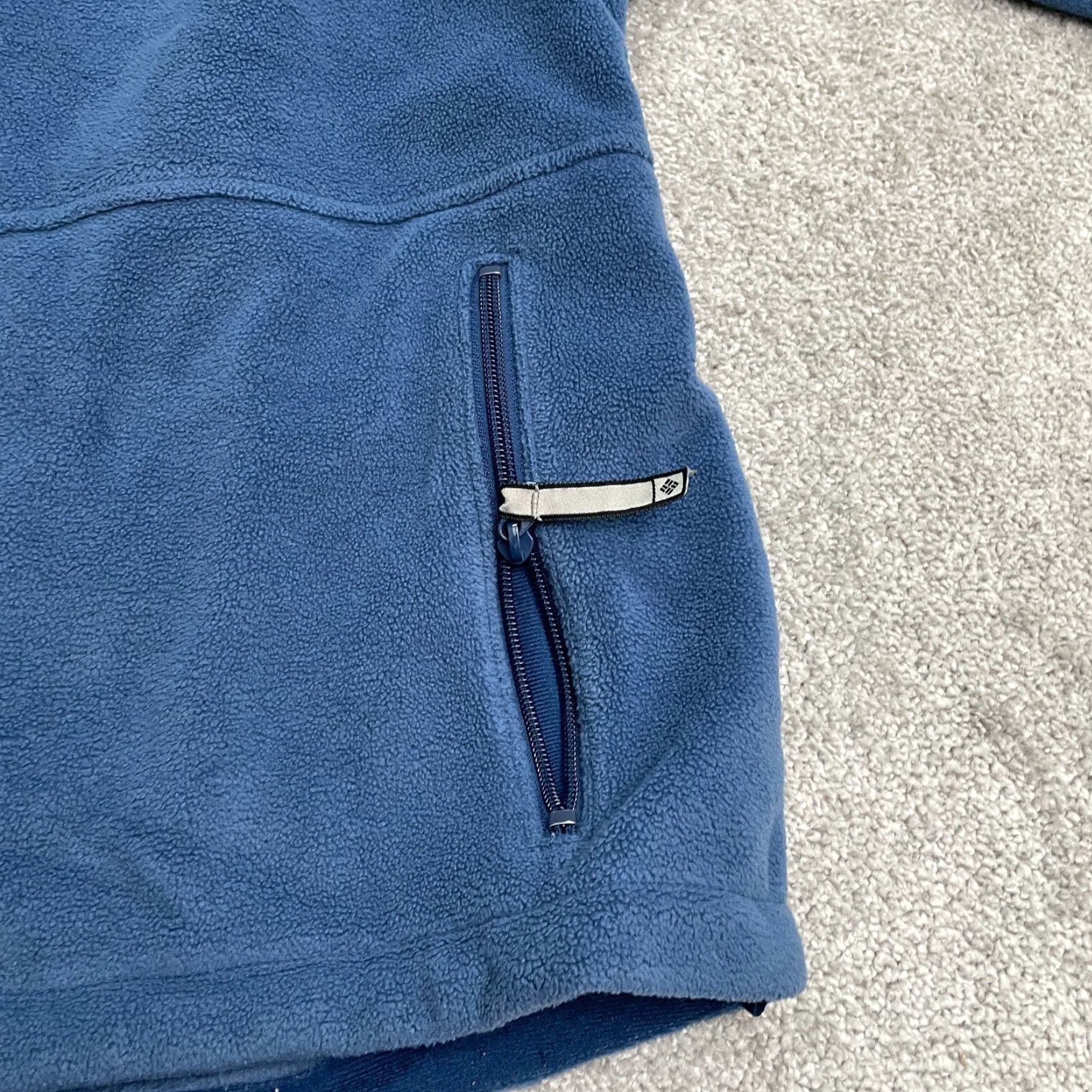 Vintage Columbia Jacket Mens Large Blue Gray Paslode Pine Ridge Fleece Full Zip Outdoor Size US L / EU 52-54 / 3 - 4 Thumbnail