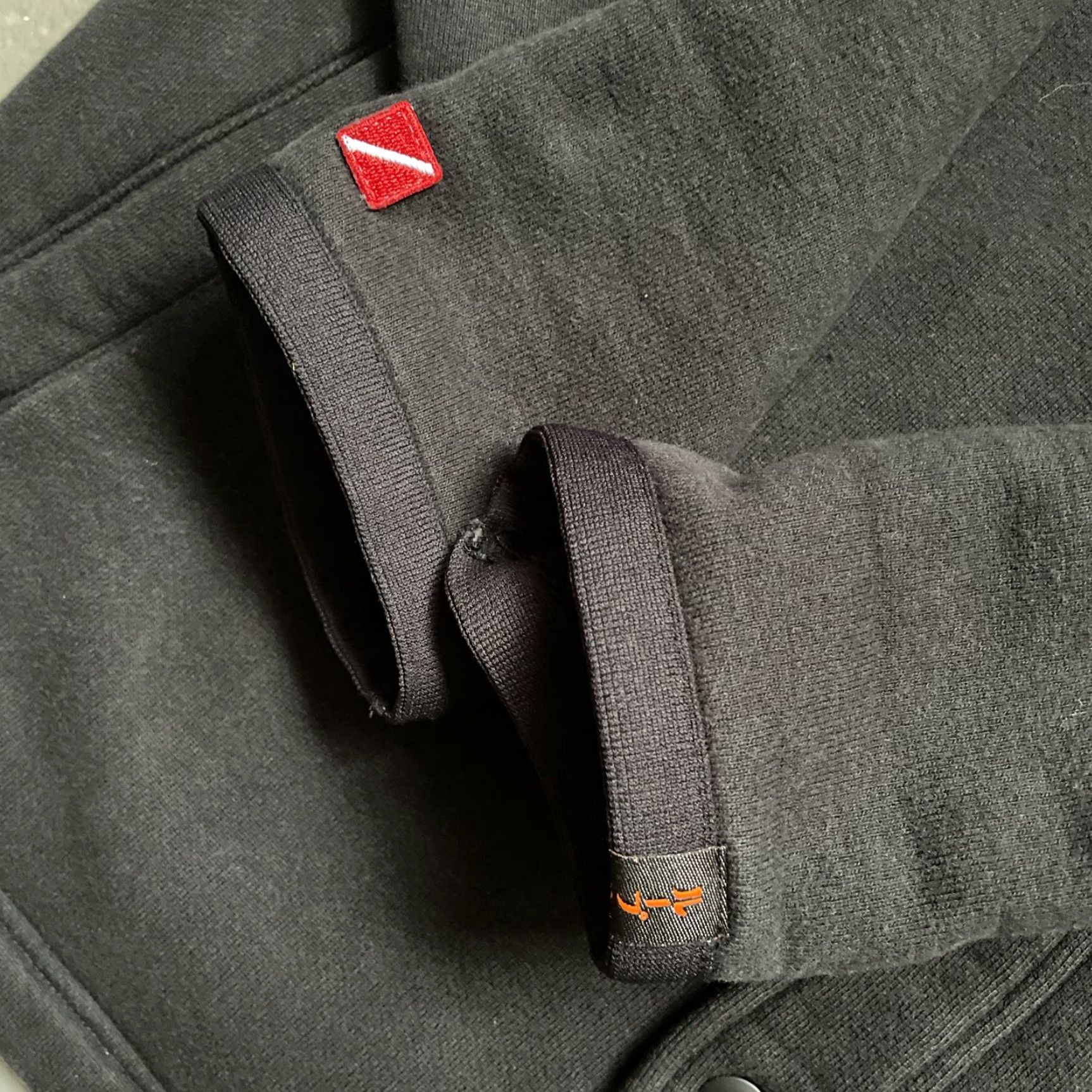 Nike Nike x Loopwheeler Sweat Athletic Jacket Men’s M Black Cotton Size US M / EU 48-50 / 2 - 2 Thumbnail