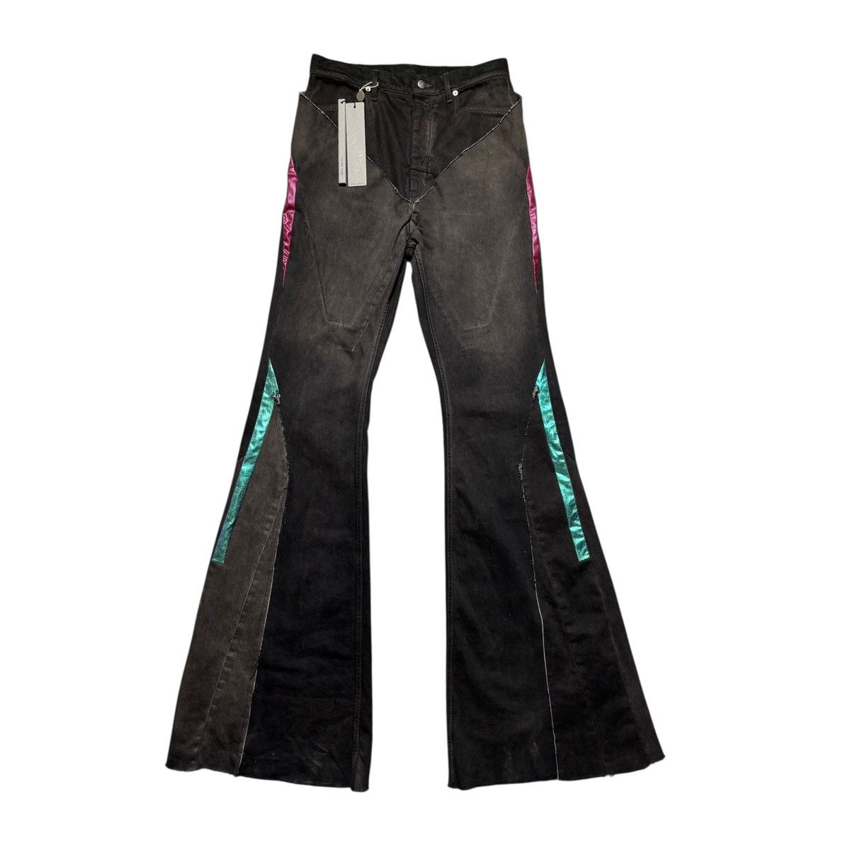 Rick Owens Rick Owens 1 of 1 reworked flare patchwork denim
