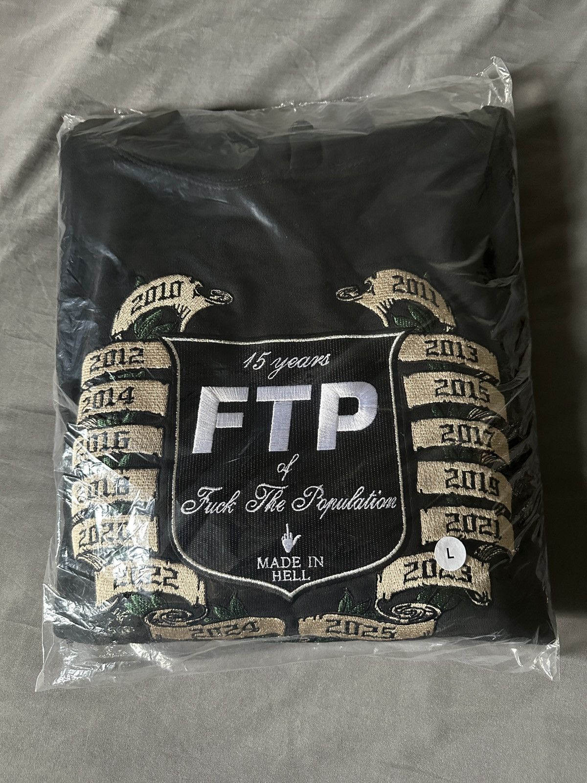 Fuck The Population 15 YEAR ANNIVERSARY HOODIE Size US L / EU 52-54 / 3 - 1 Thumbnail