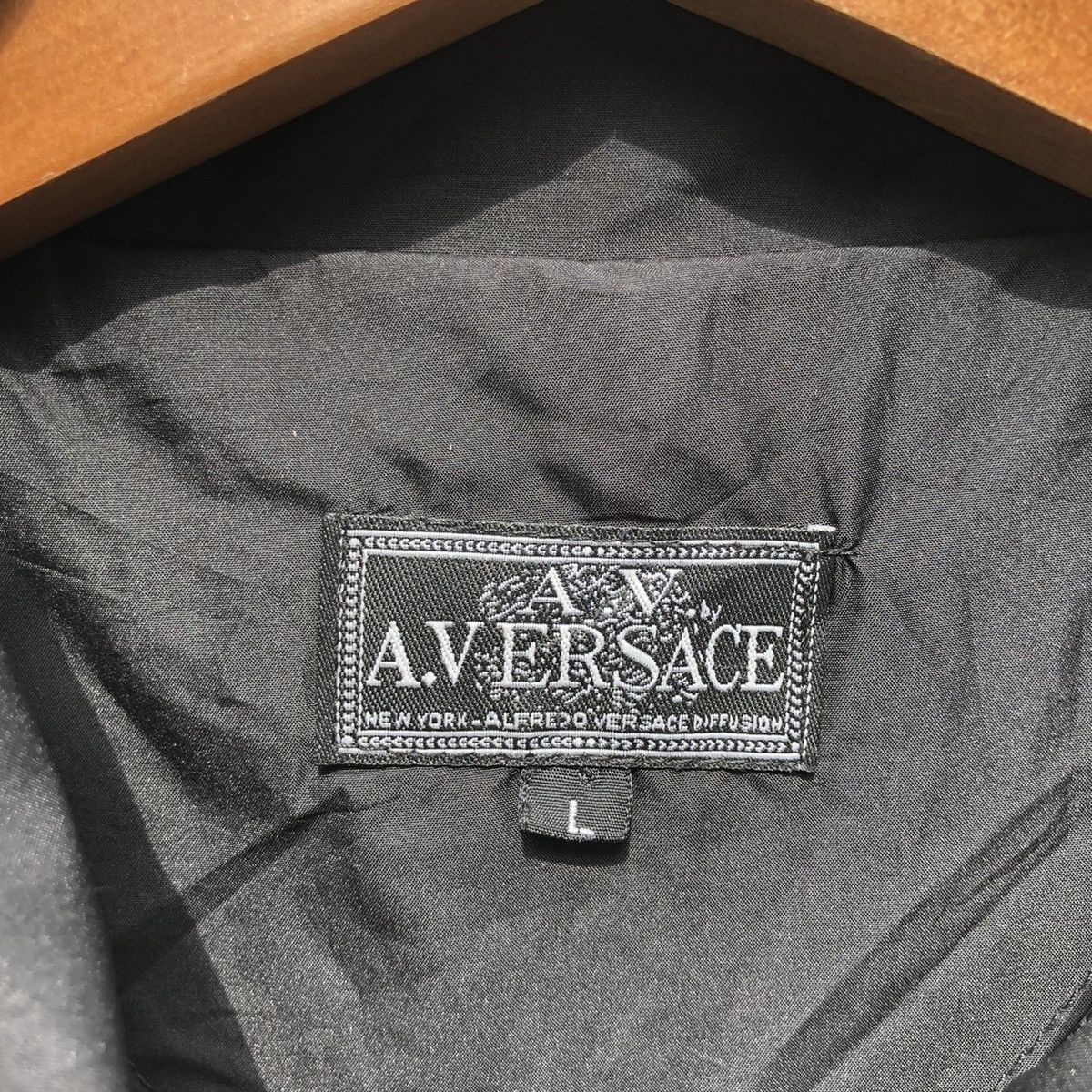 Versace × Vintage Vintage A.Versace Embroidery Logo Back Hit Jacket Size US L / EU 52-54 / 3 - 11 Thumbnail