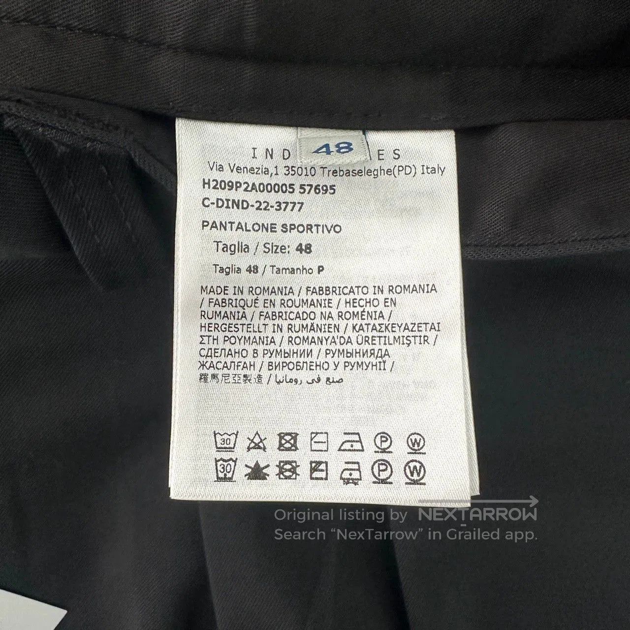 Moncler Moncler Black Straight-Leg Dress Pants. Size US 32 / EU 48 - 3 Thumbnail