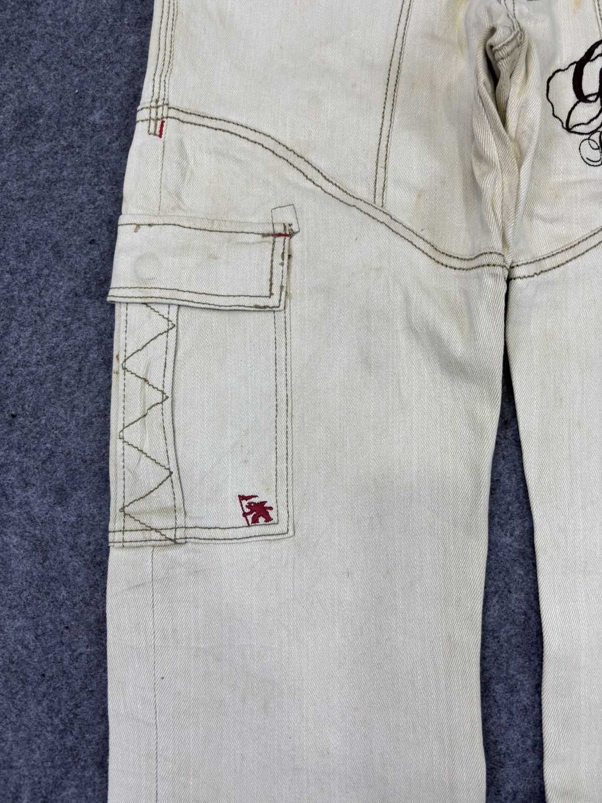 Gotcha 💥Vintage💥 Surf Style Gotcha Stretchable Cargo Pant F697 Size US 31 - 6 Thumbnail