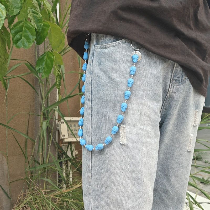 Jewelry Bead Flower Three Tier Silvery Pants Chain Size ONE SIZE - 1 Thumbnail