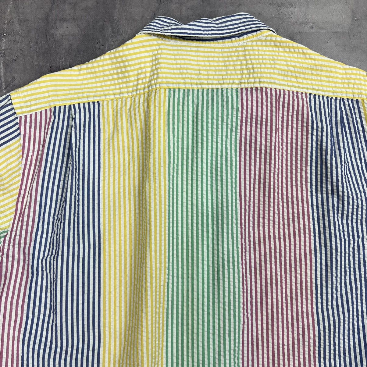 Other Rare! Polo Ralph Lauren Striped Waffle Button Up Old Money Size US XL / EU 56 / 4 - 13 Thumbnail