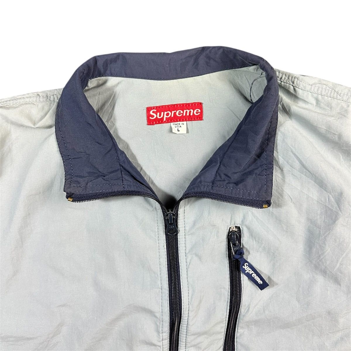 Supreme Vintage Supreme Light Blue Technical Jacket Size US XL / EU 56 / 4 - 1 Thumbnail