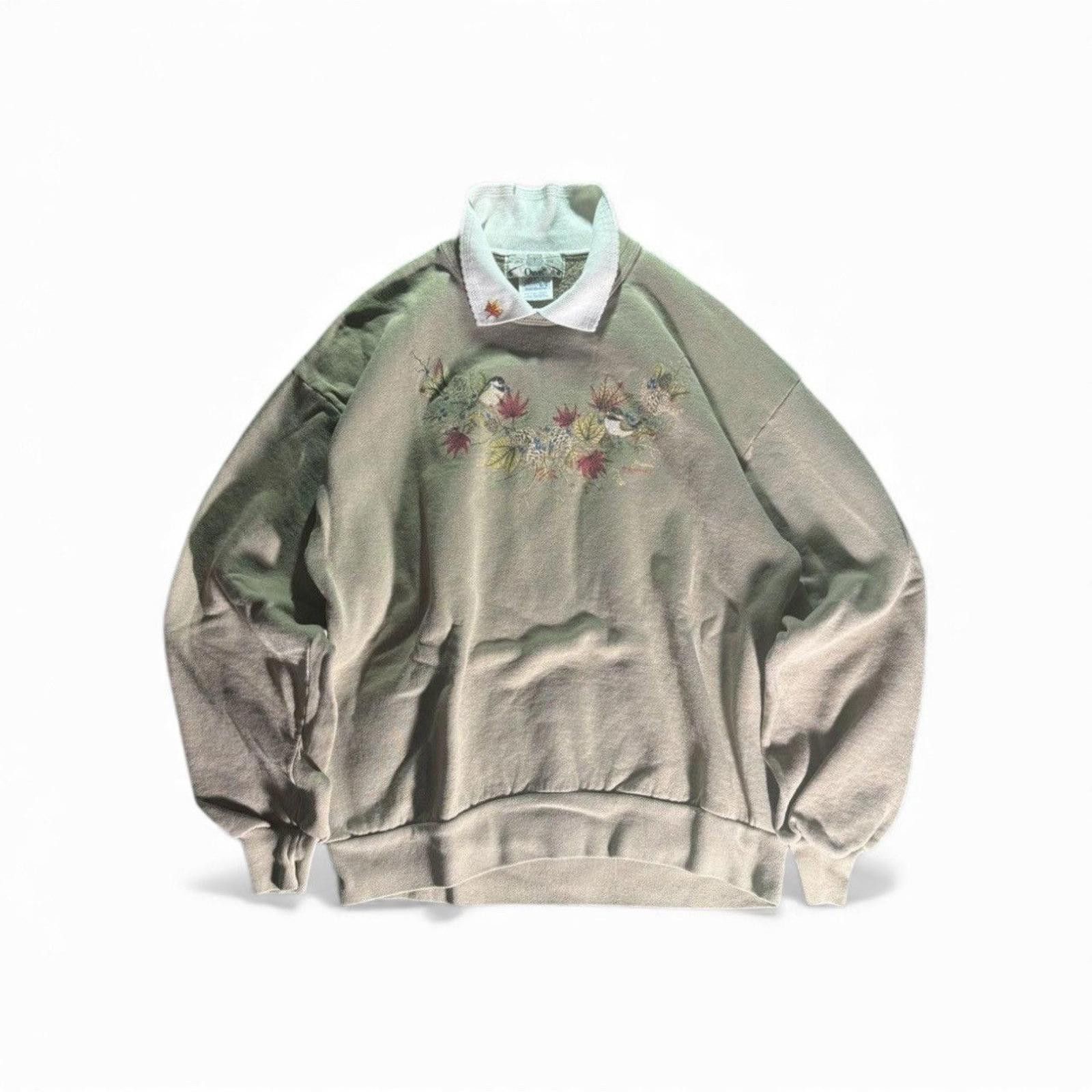 Jerzees Vintage Orvis Jerzees Morning Sun Collared Pullover Size US L / EU 52-54 / 3 - 1 Thumbnail