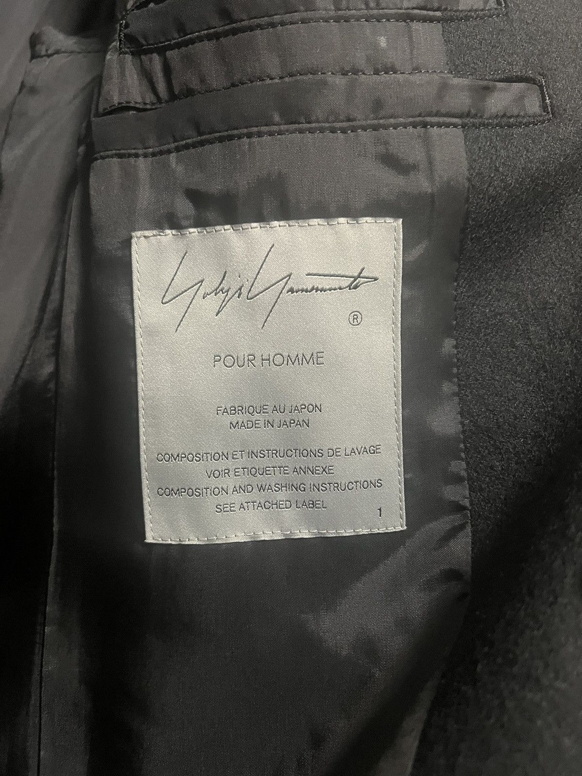 Yohji Yamamoto Yohji Yamamoto Pour Homme CENTER F Double Breasted LONG JKT Size US S / EU 44-46 / 1 - 16 Thumbnail