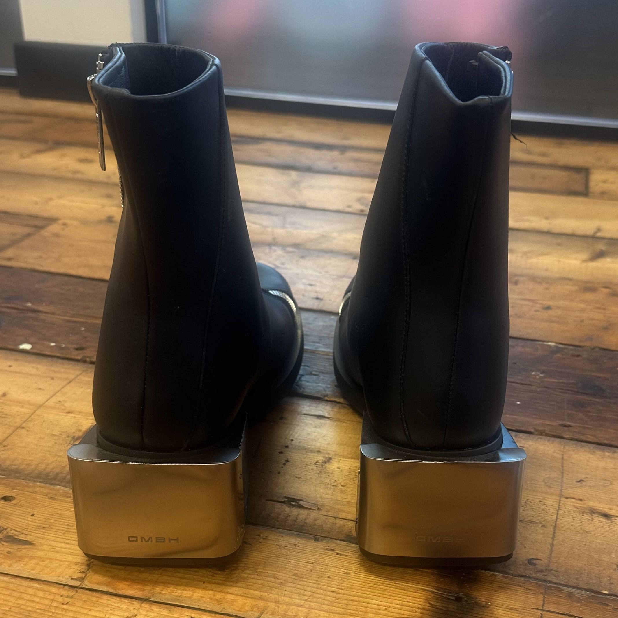 GmbH GMBH Black Ergonomic Riding Ankle Boots Size US 10 / EU 43 - 5 Thumbnail