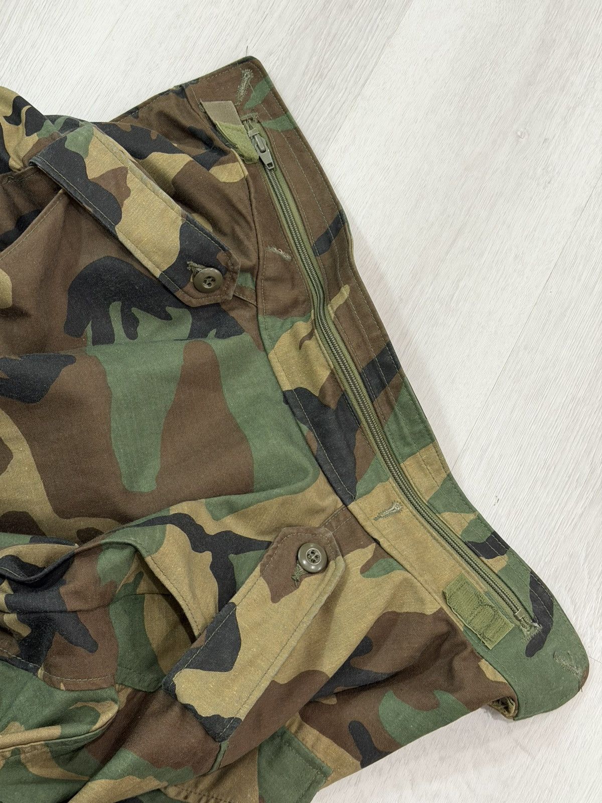 Vintage M-65 Coat Cold Weather Field Jacket Woodland Camo XS SHORT Size US XS / EU 42 / 0 - 9 Thumbnail