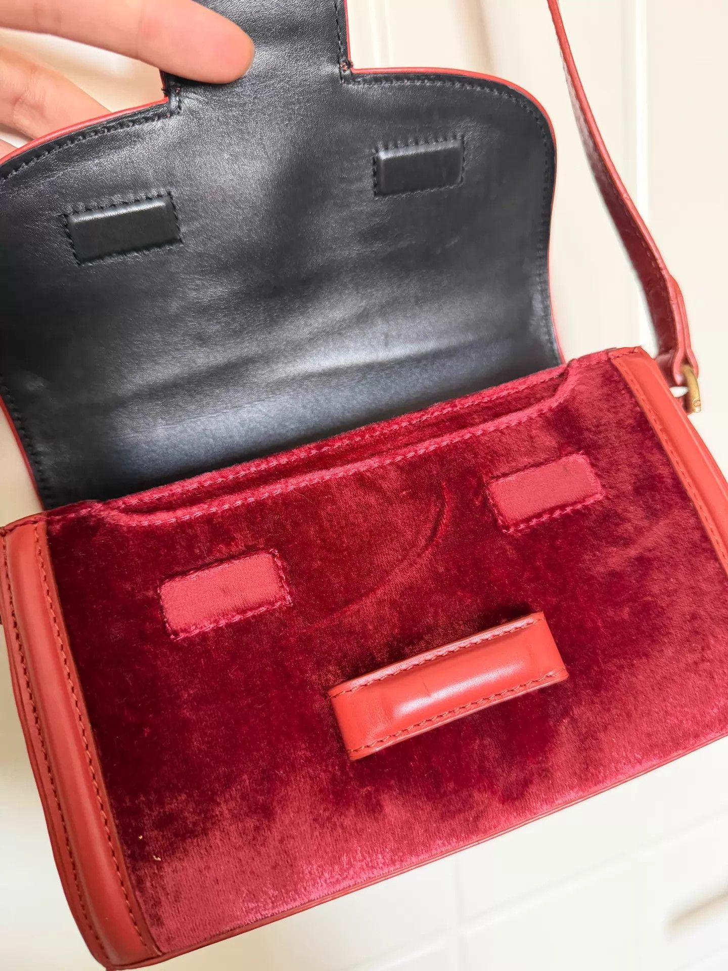 Dries Van Noten Dries Van Noten Velvet & Leather Crossbody 18x13x7cm Size ONE SIZE - 7 Thumbnail