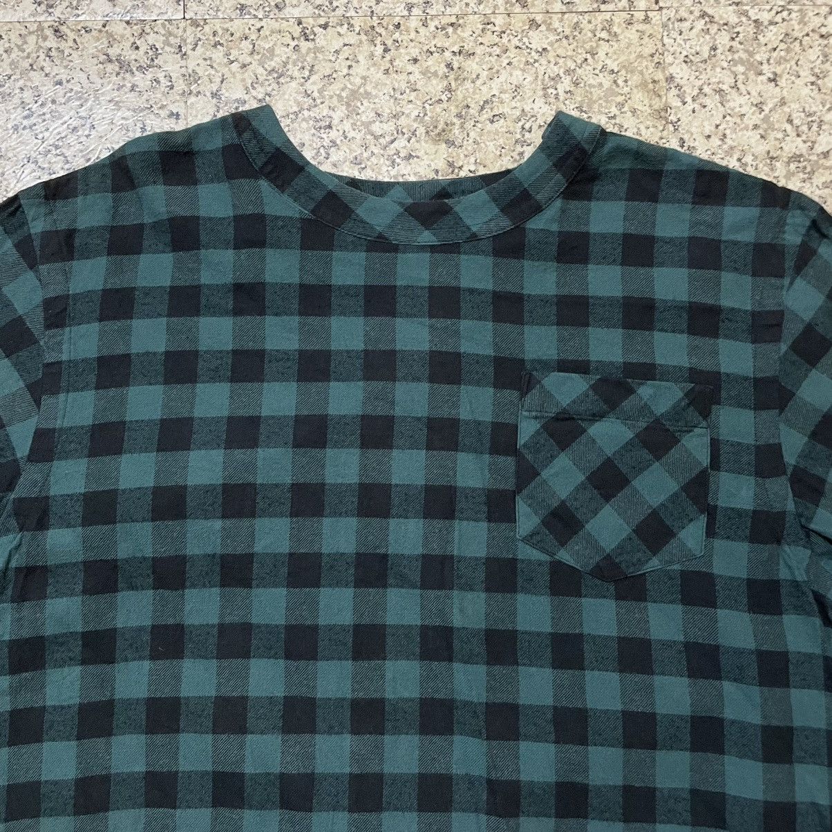 Sacai Sacai SS17 Buffalo Check Plaid Shirt w/ Shoulder Zipper RARE Size US L / EU 52-54 / 3 - 3 Thumbnail