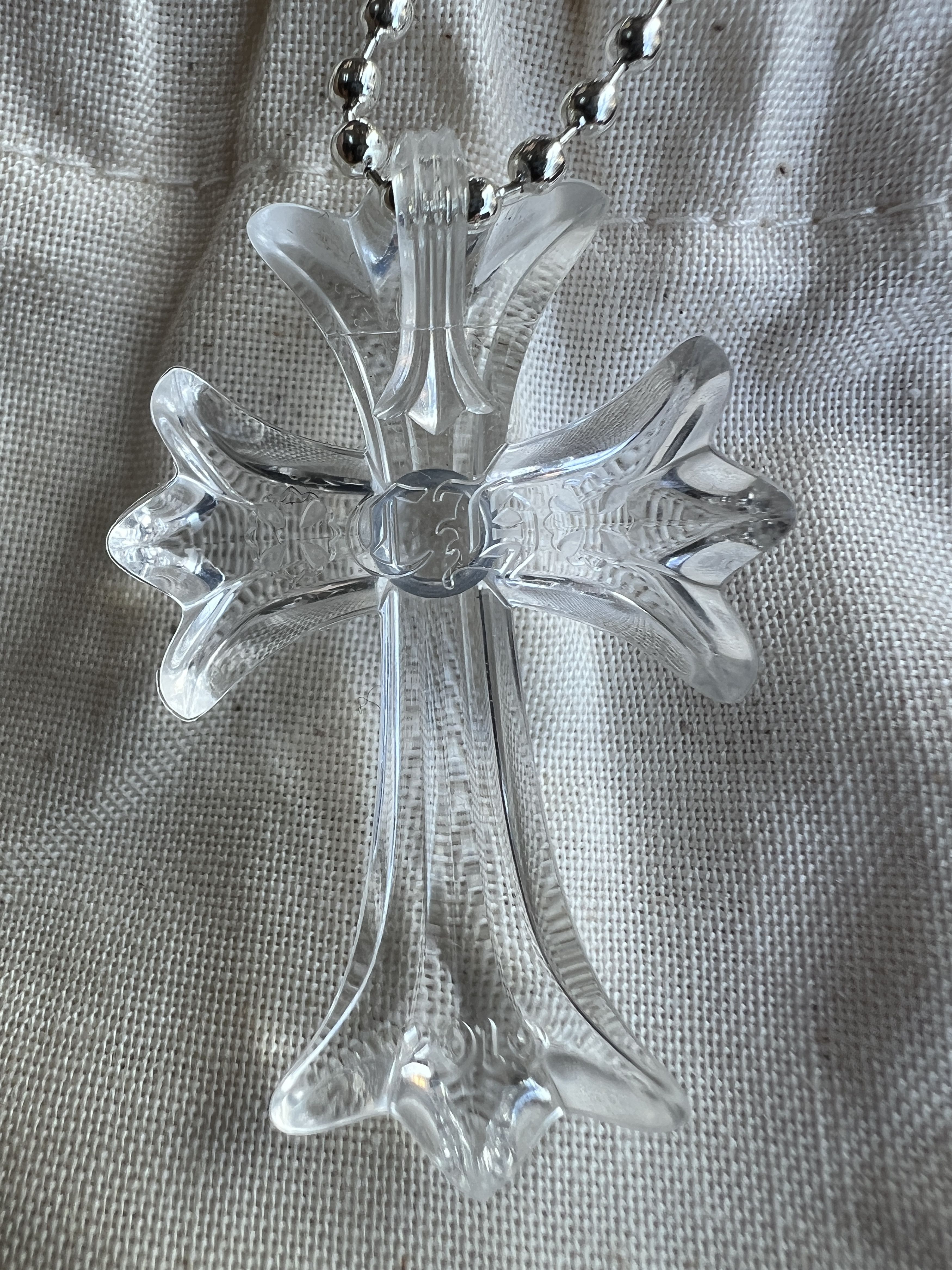 Chrome Hearts Chrome Hearts Cross Silicone Necklace Size ONE SIZE - 4 Thumbnail