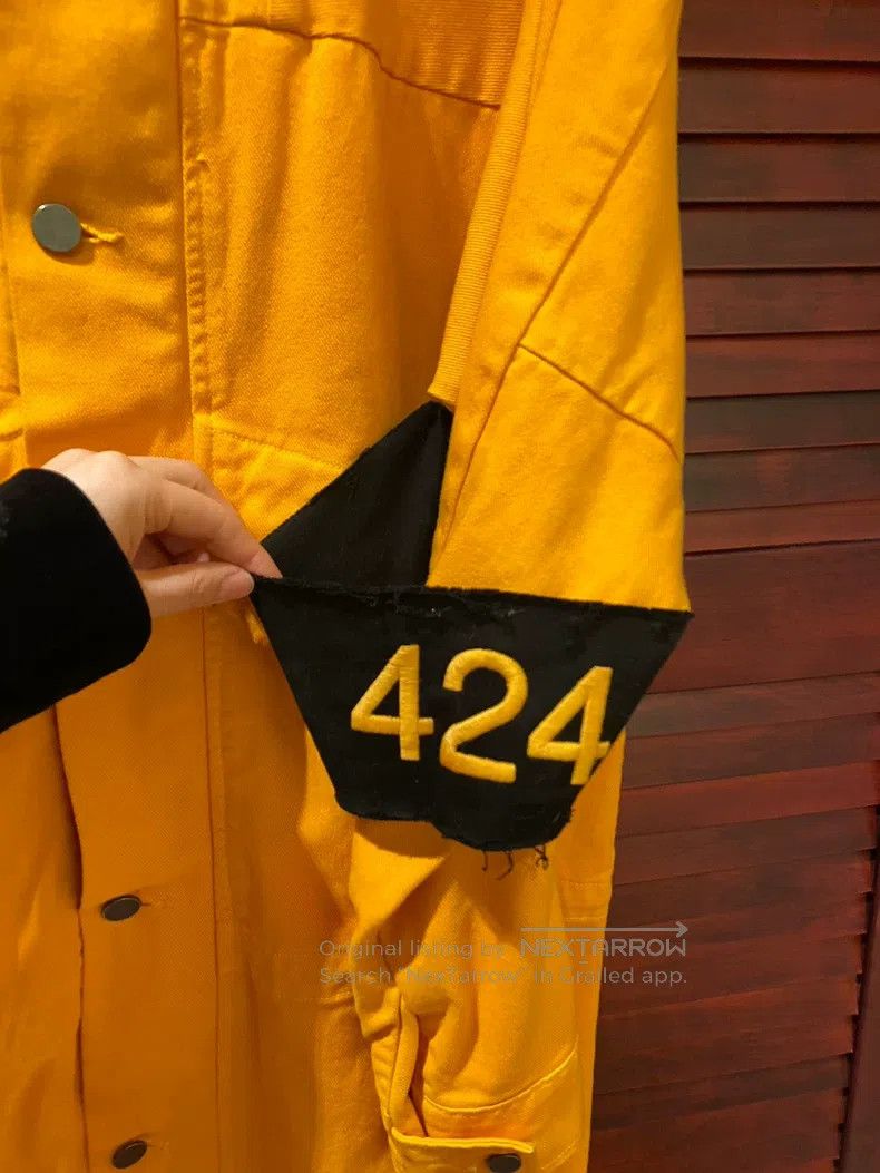 424 424 Orange Long Coat Jacket Size US S / EU 44-46 / 1 - 3 Thumbnail