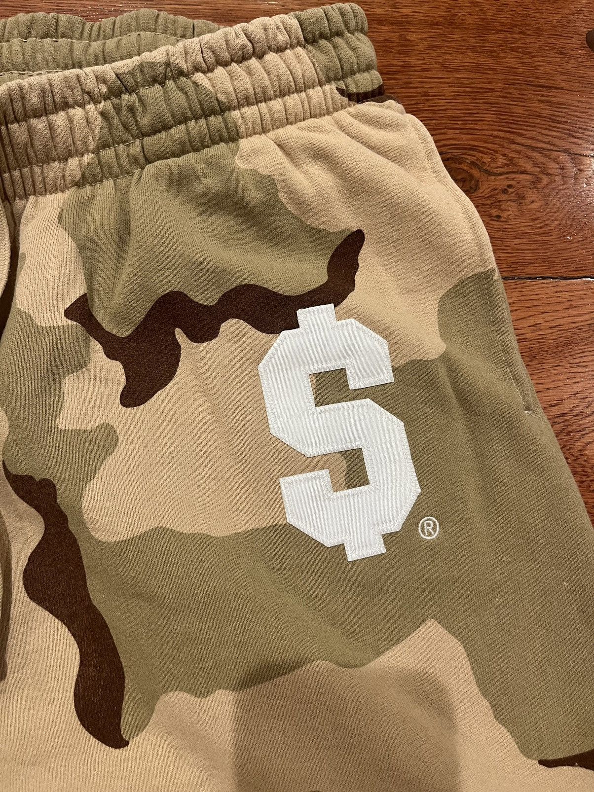 Supreme Supreme $ S Logo Sweatpants Desert Camp Brown Tan Large 