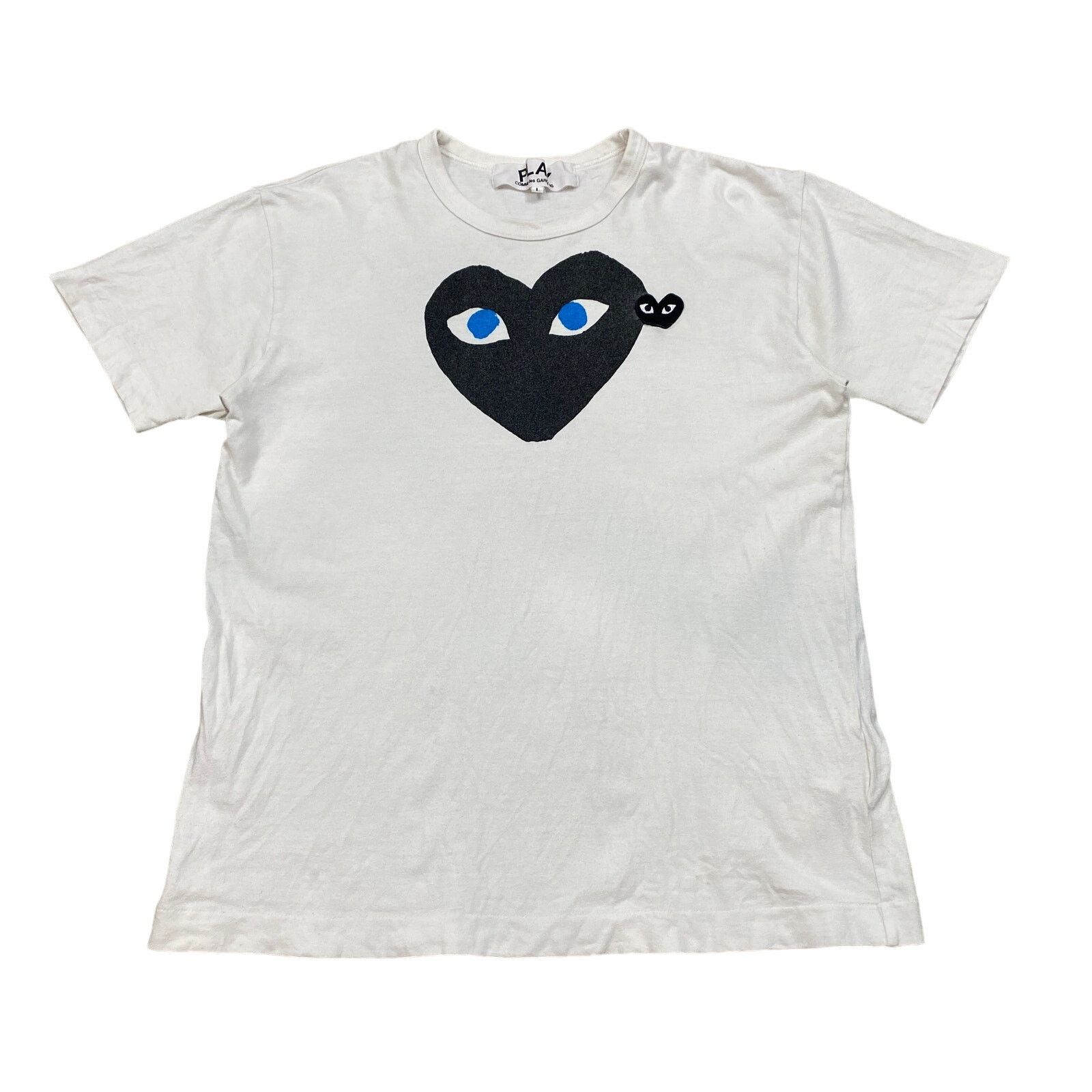 Comme des Garcons PLAY Comme des Garcons Play CDG Heart Embroidered Shirt Women's L Size L / US 10 / IT 46 - 1 Thumbnail